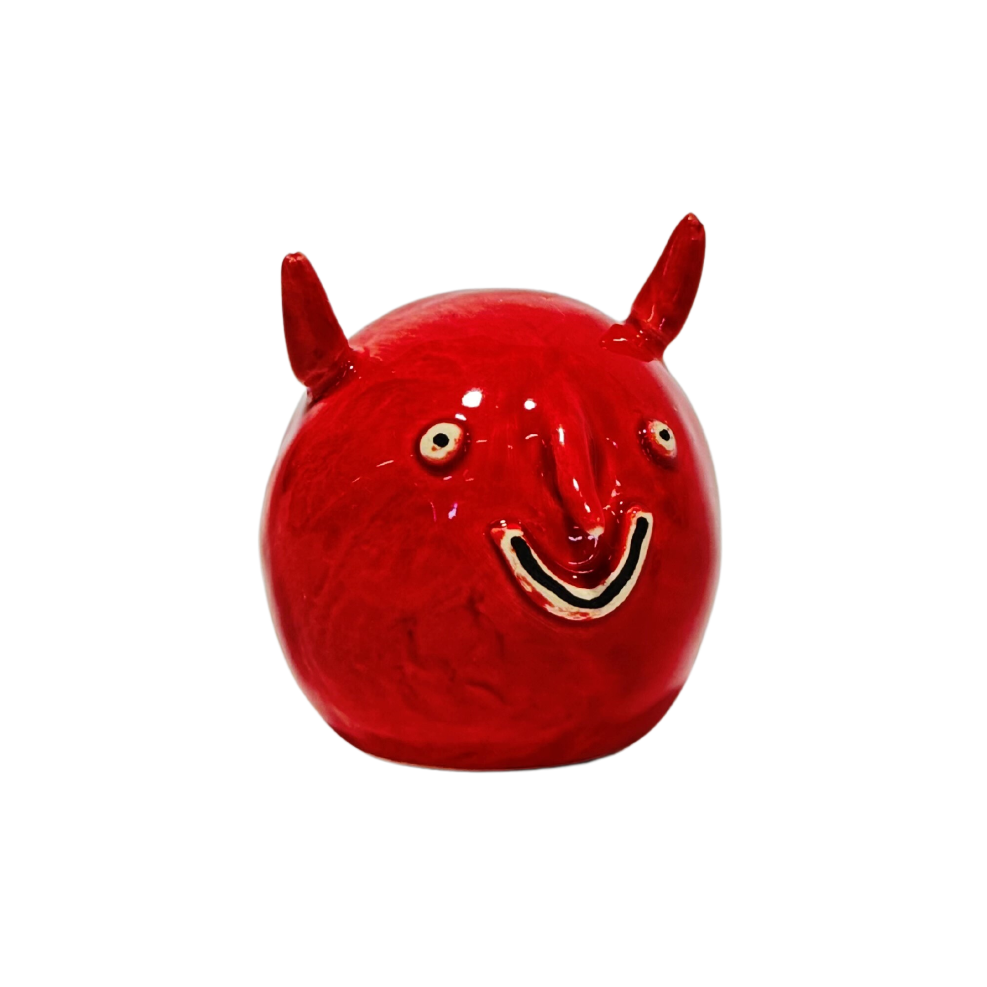 Alex Sickling Ceramic Devil Head Ornament