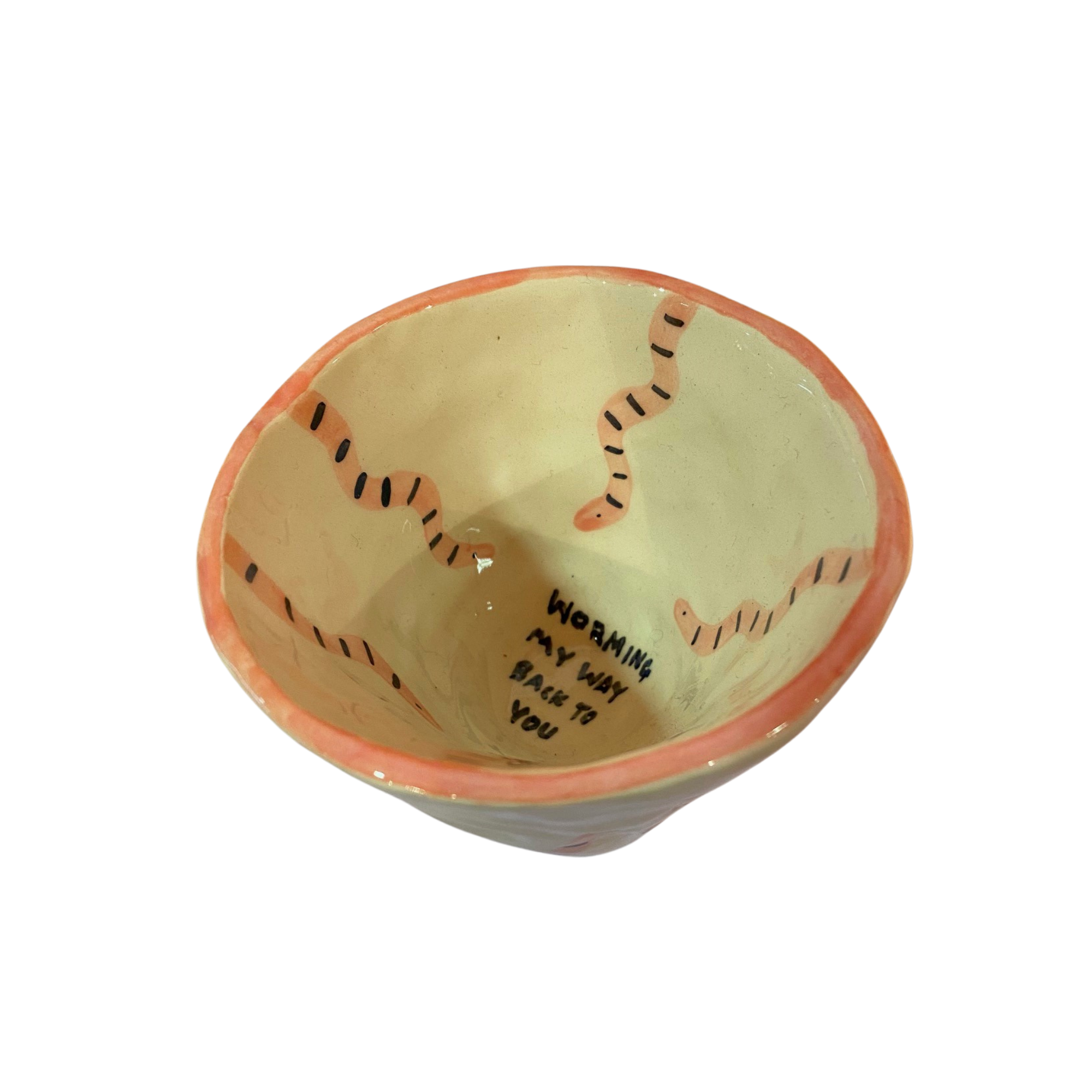 Alex Sickling Ceramic Worm Bowl