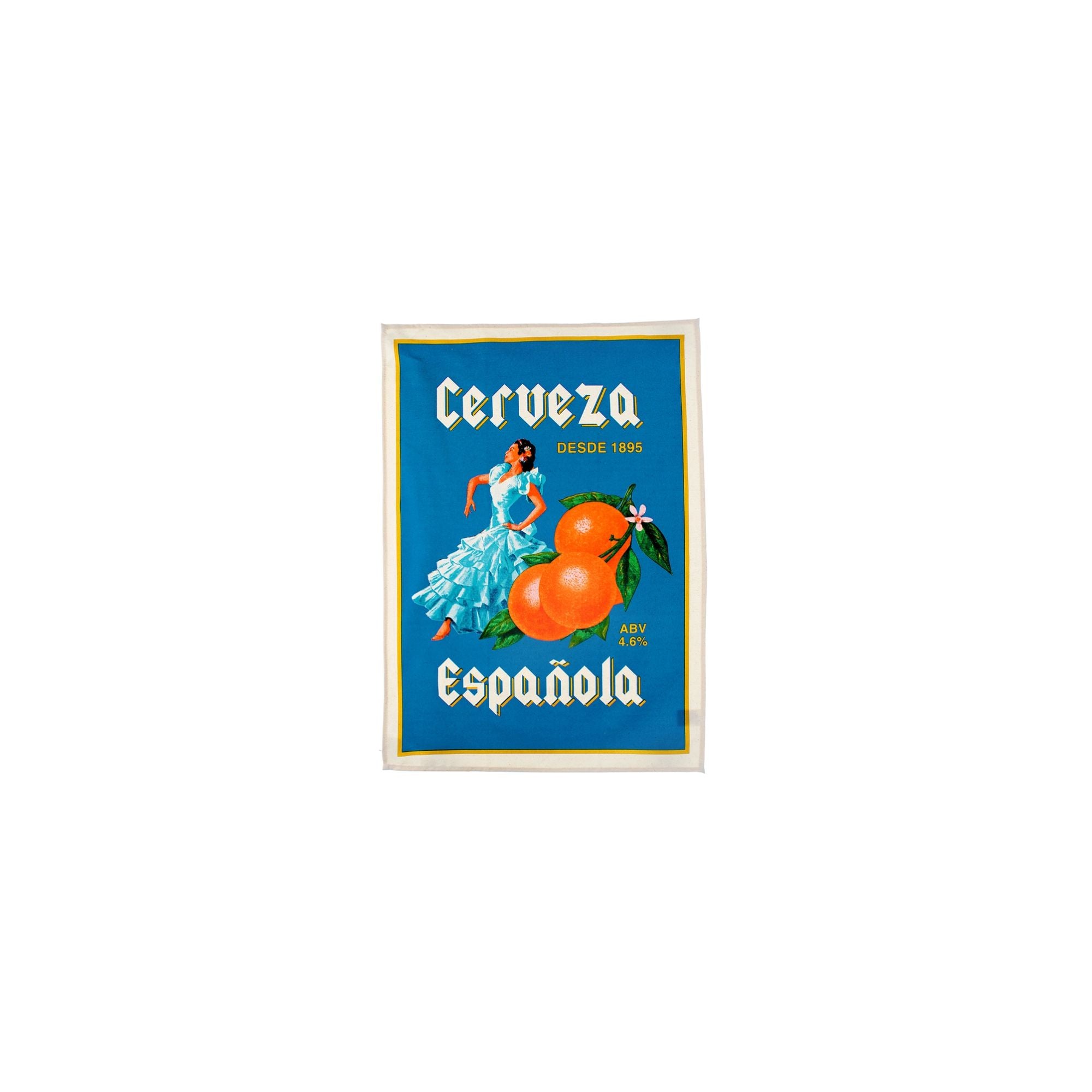 Cerveza Espanola Tea Towel