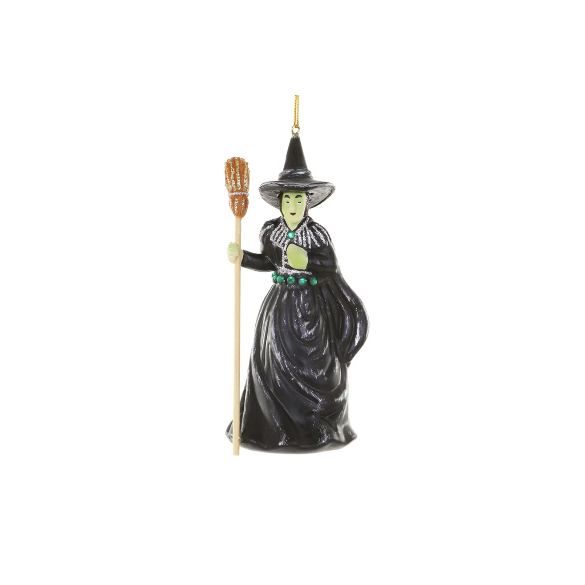 Cody Foster Wicked Witch of the West Bauble With Broomstick