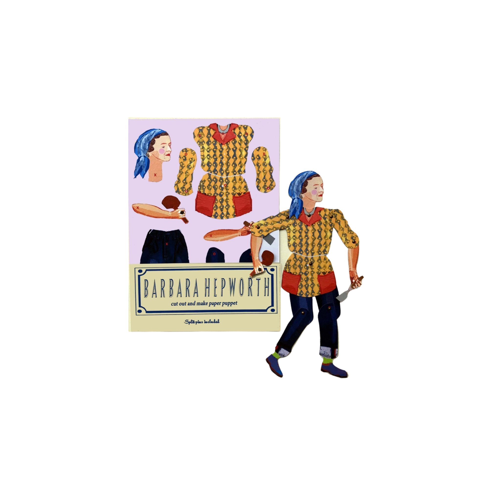 Cut & Make Barbara Hepworth Paper Puppet