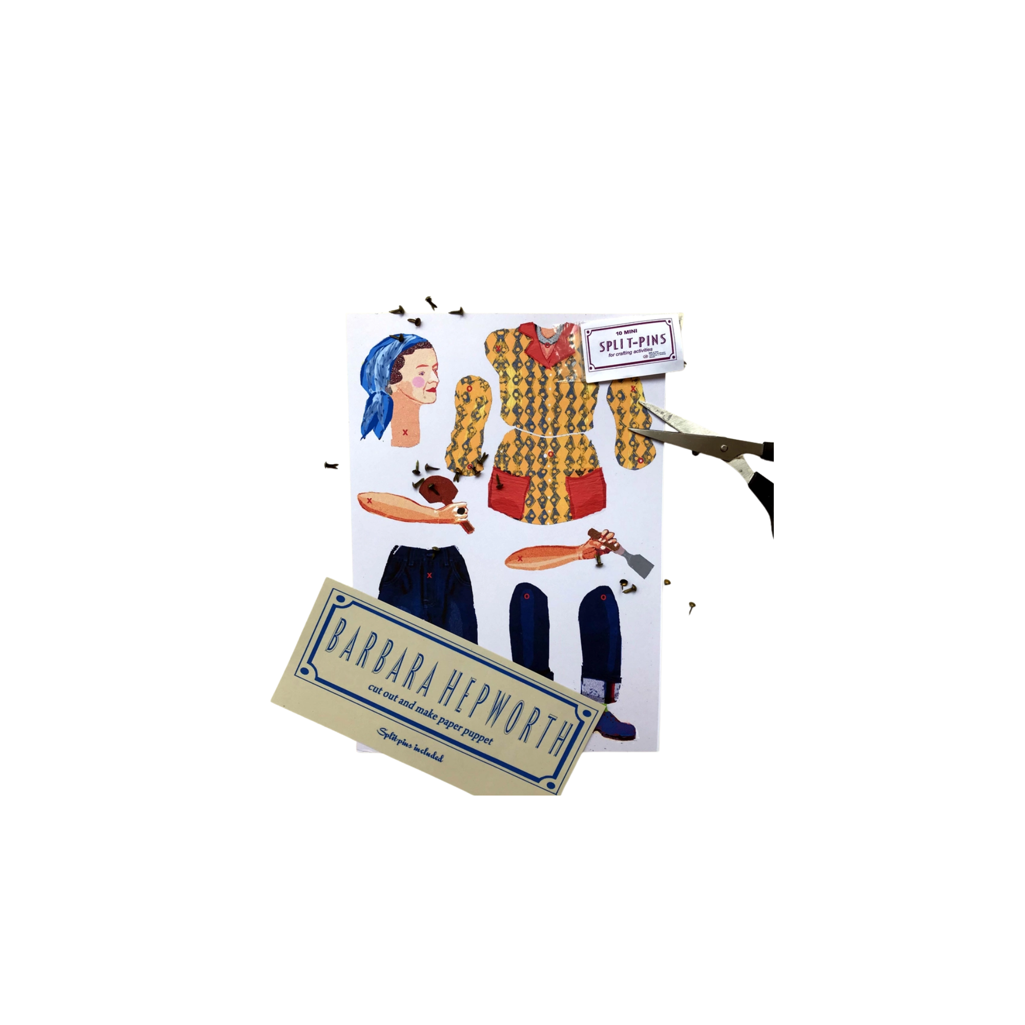 Cut and Make Barbara Hepworth Paper Puppet