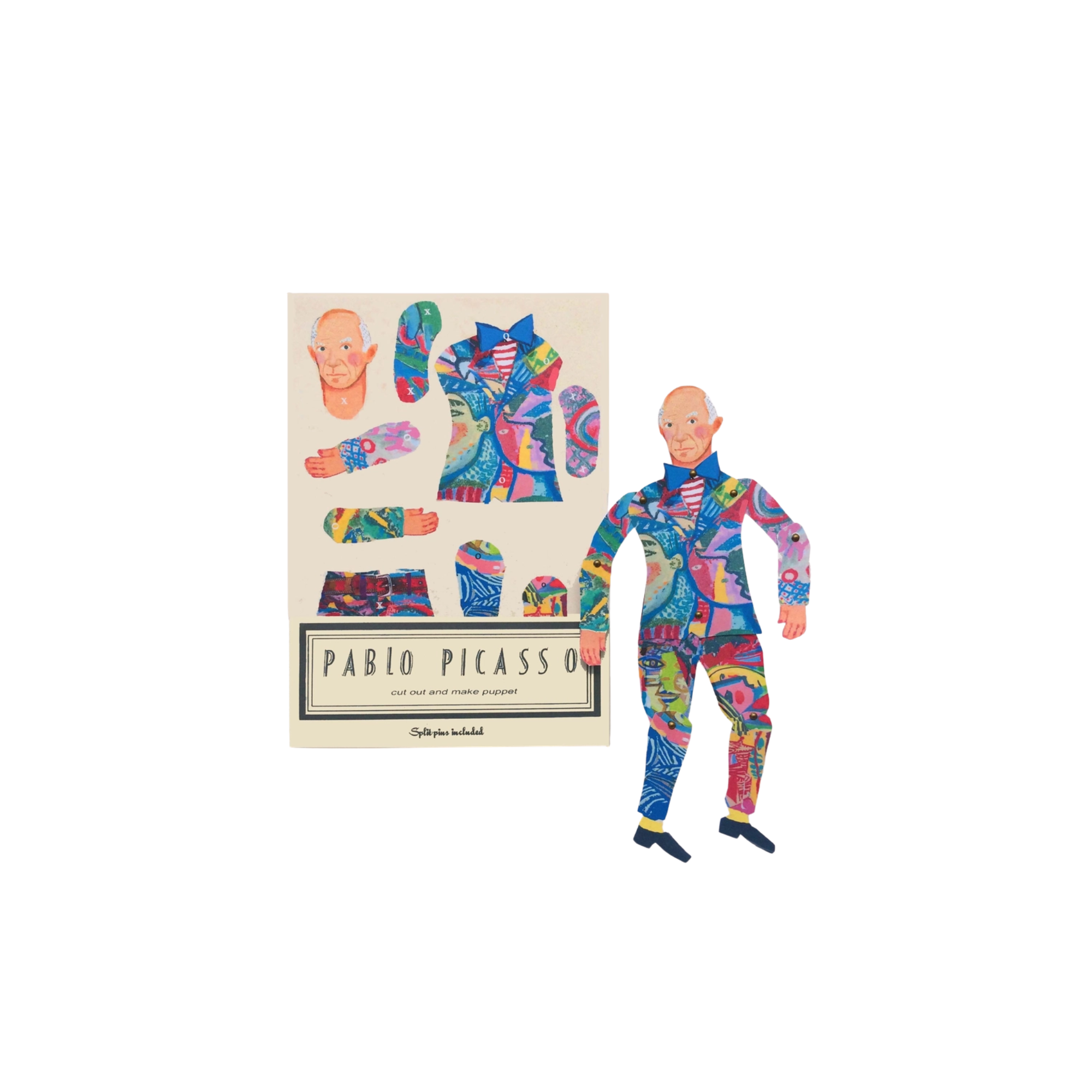 Cut Out and Make Picasso Paper Puppet