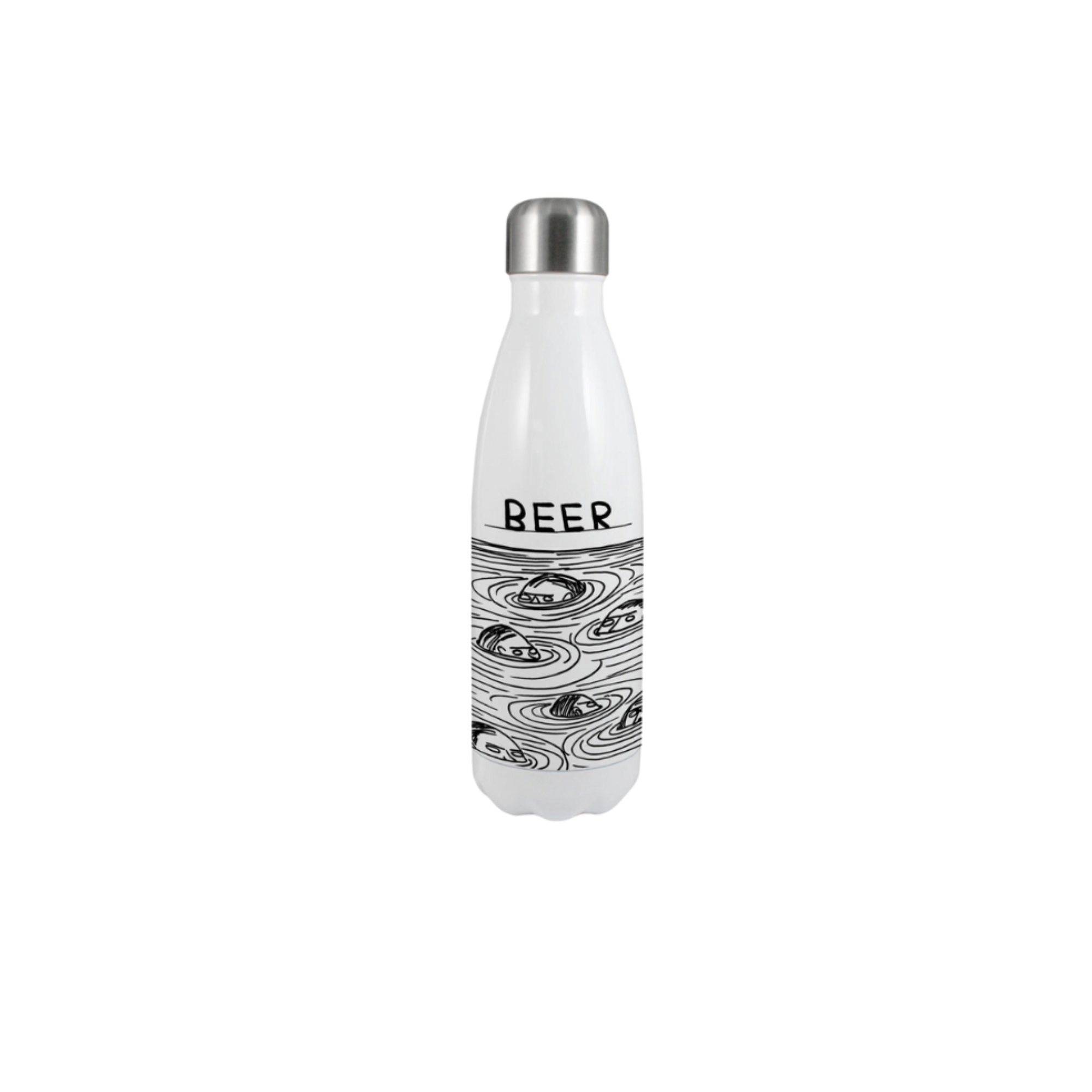 David Shrigley Beer Water Bottle