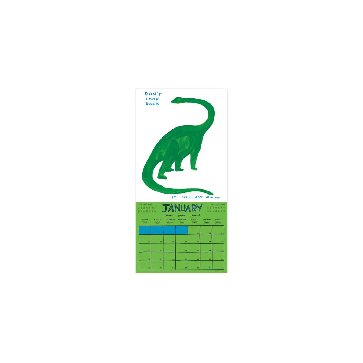 David Shrigley Calendar 2027 January