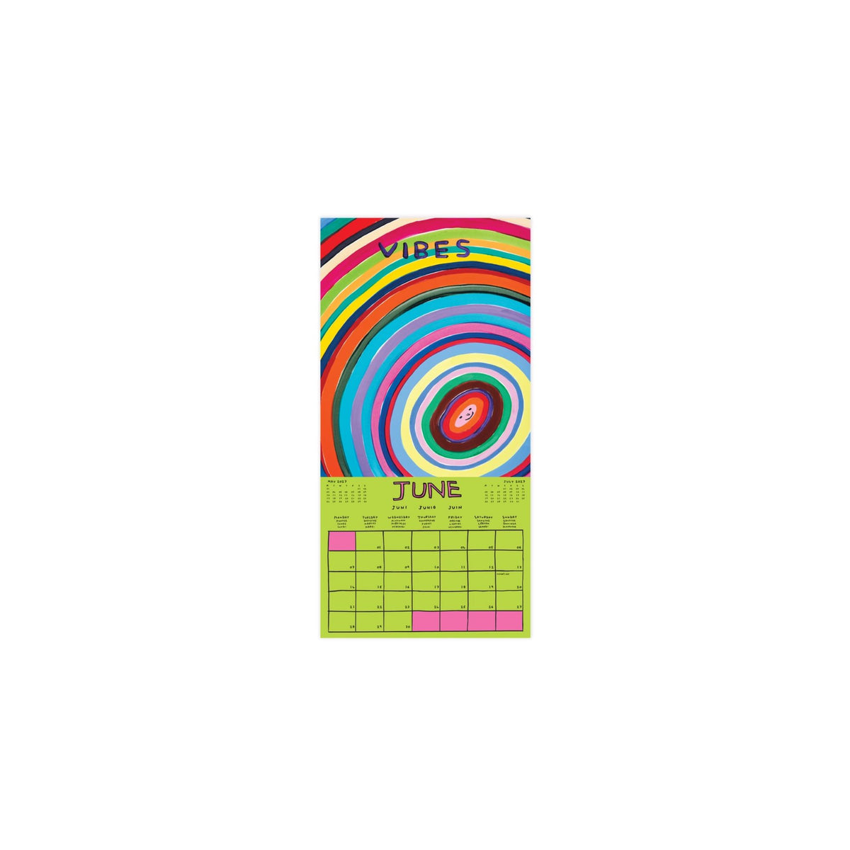 David Shrigley Calendar 2027 June