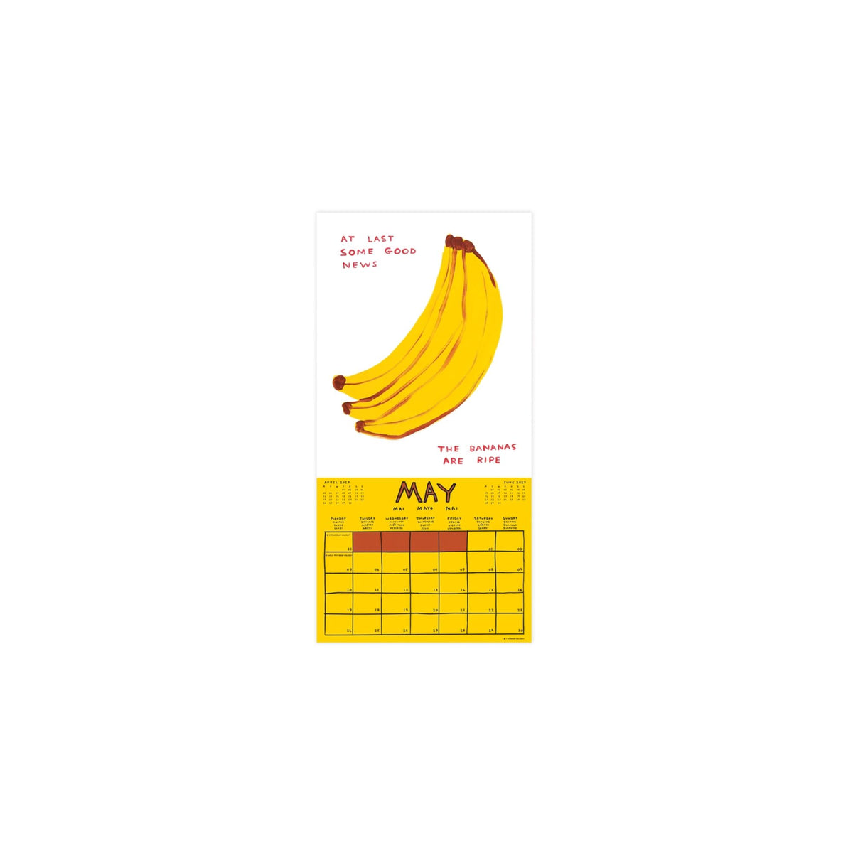David Shrigley Calendar 2027 May