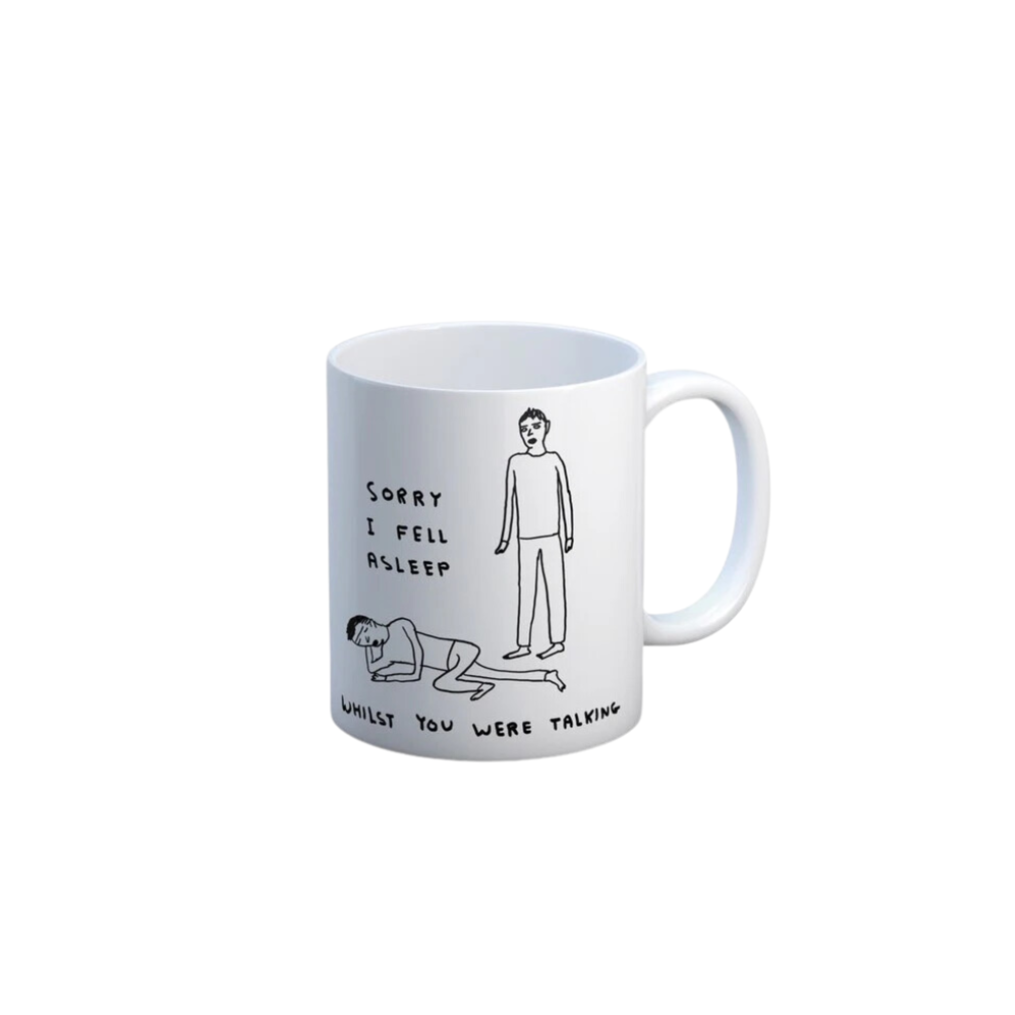 David Shrigley Fell Asleep Mug