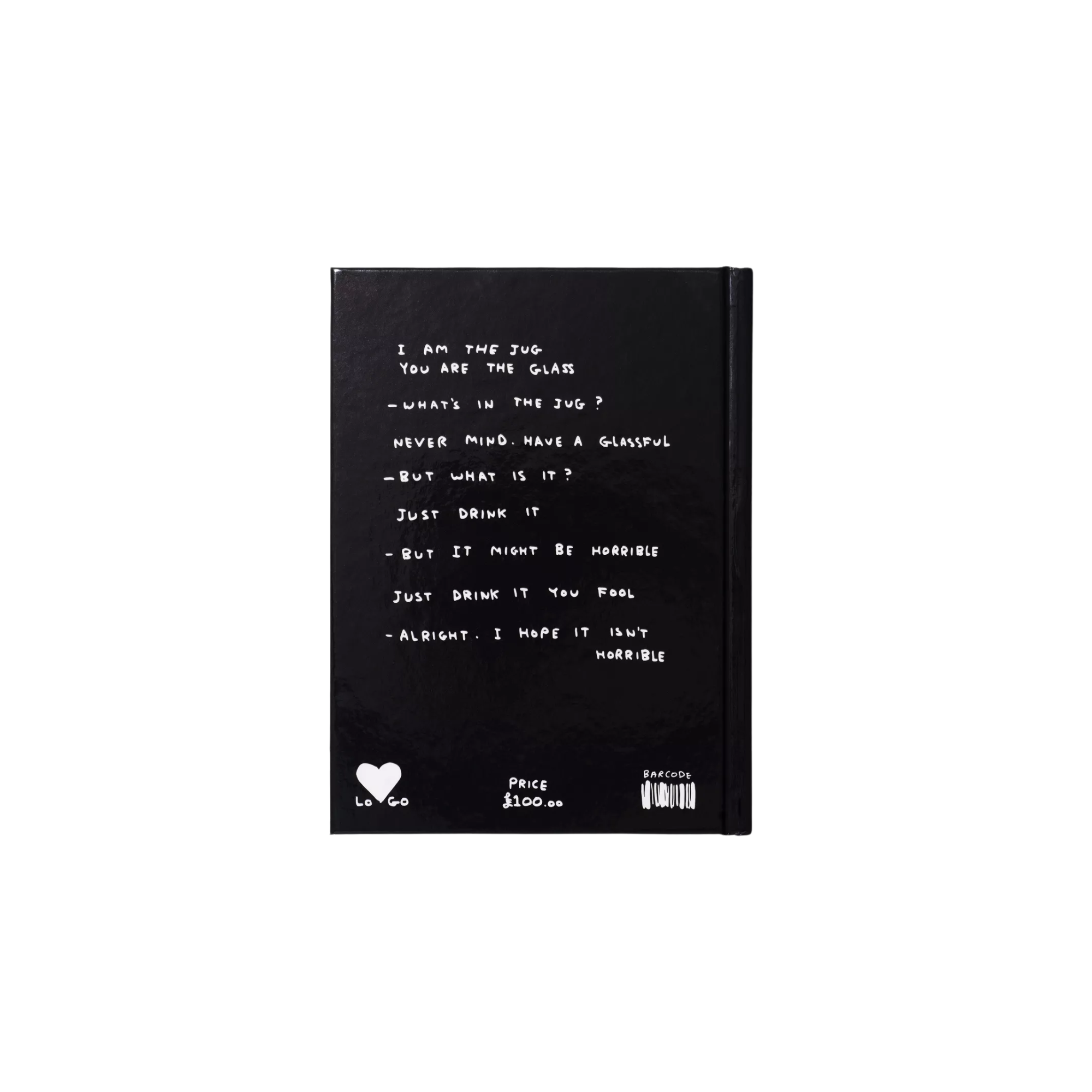 David Shrigley I am the Jug Your are the Glass Blurb