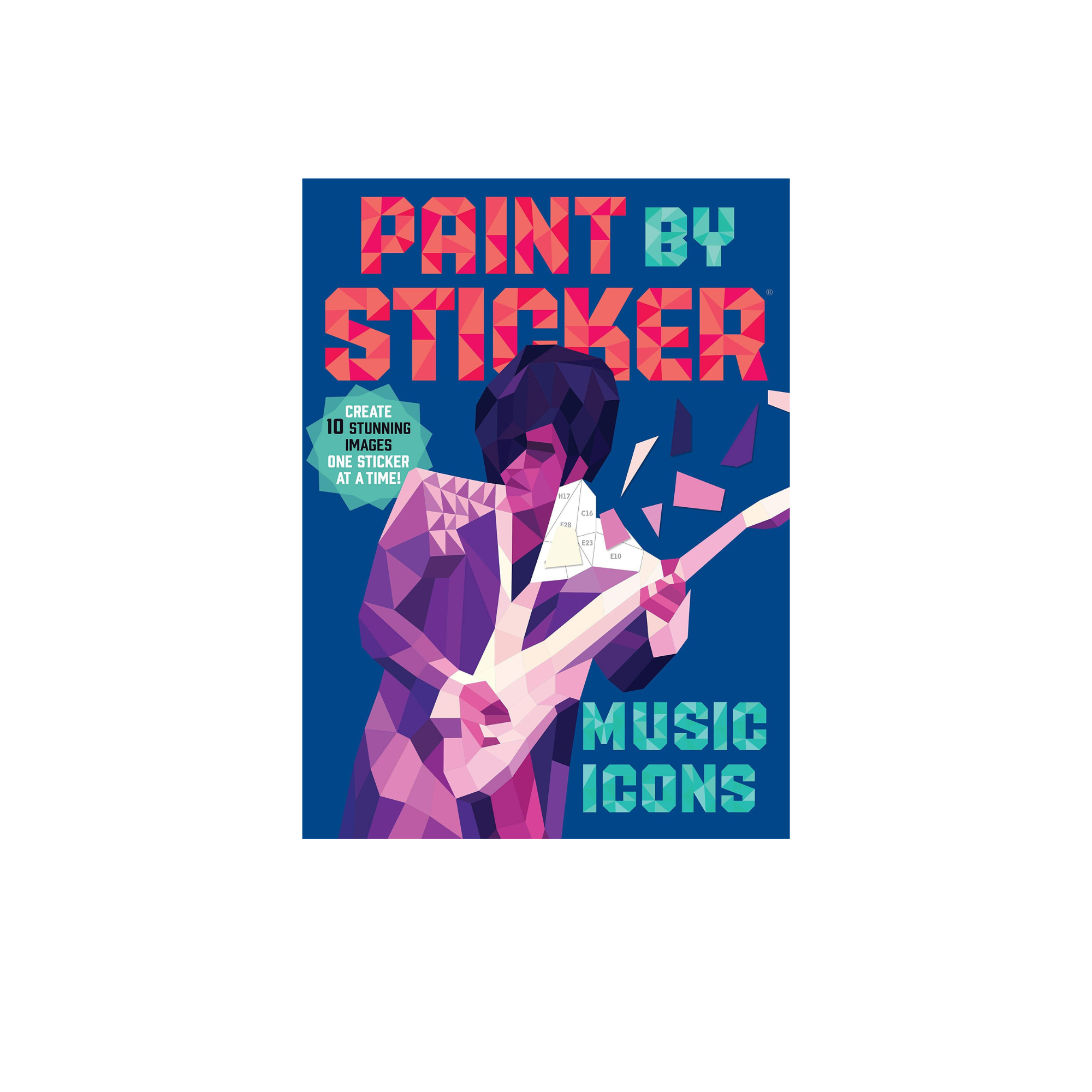 Paint By Sticker Music Icon