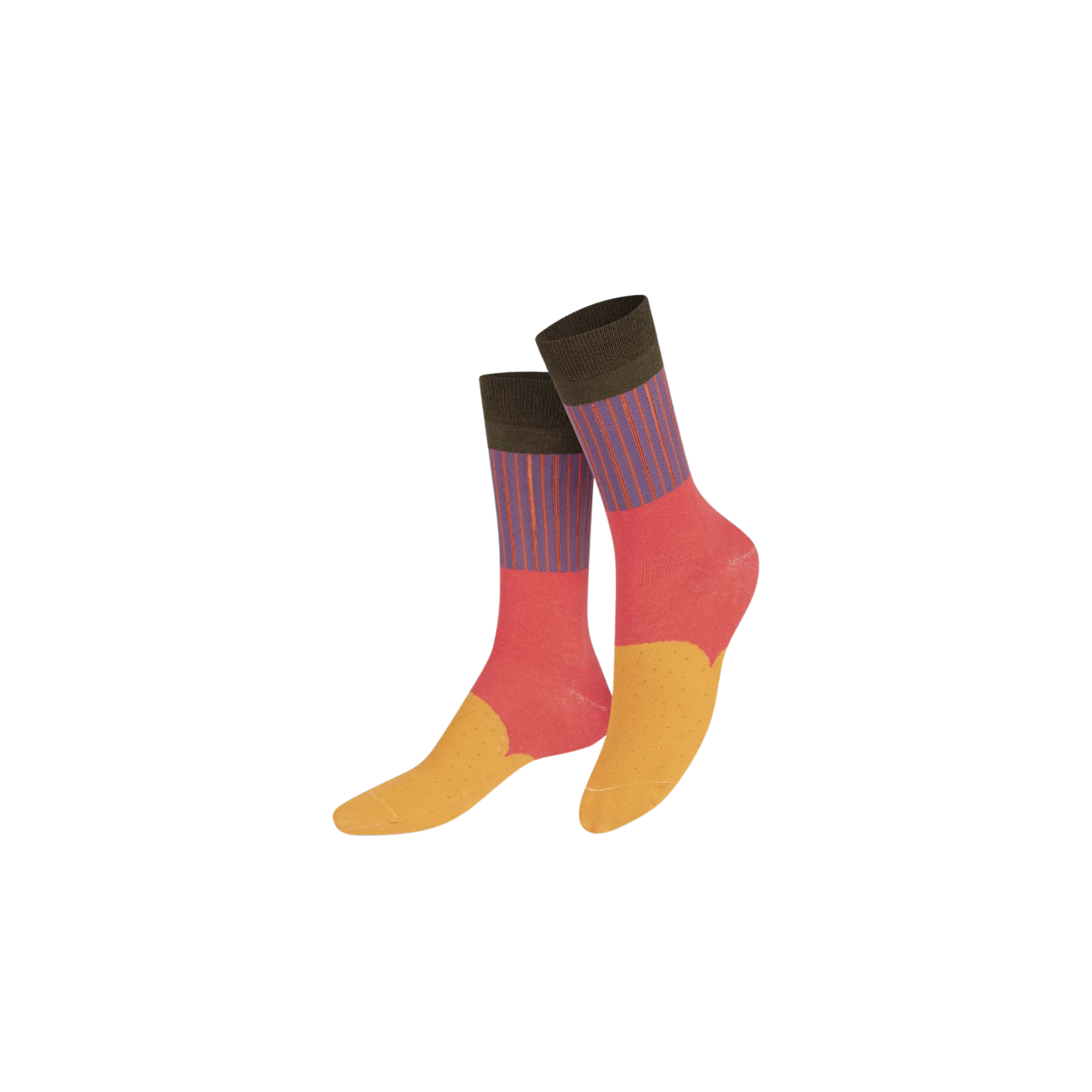 Eat My Socks Spicy Taco Socks on Feet