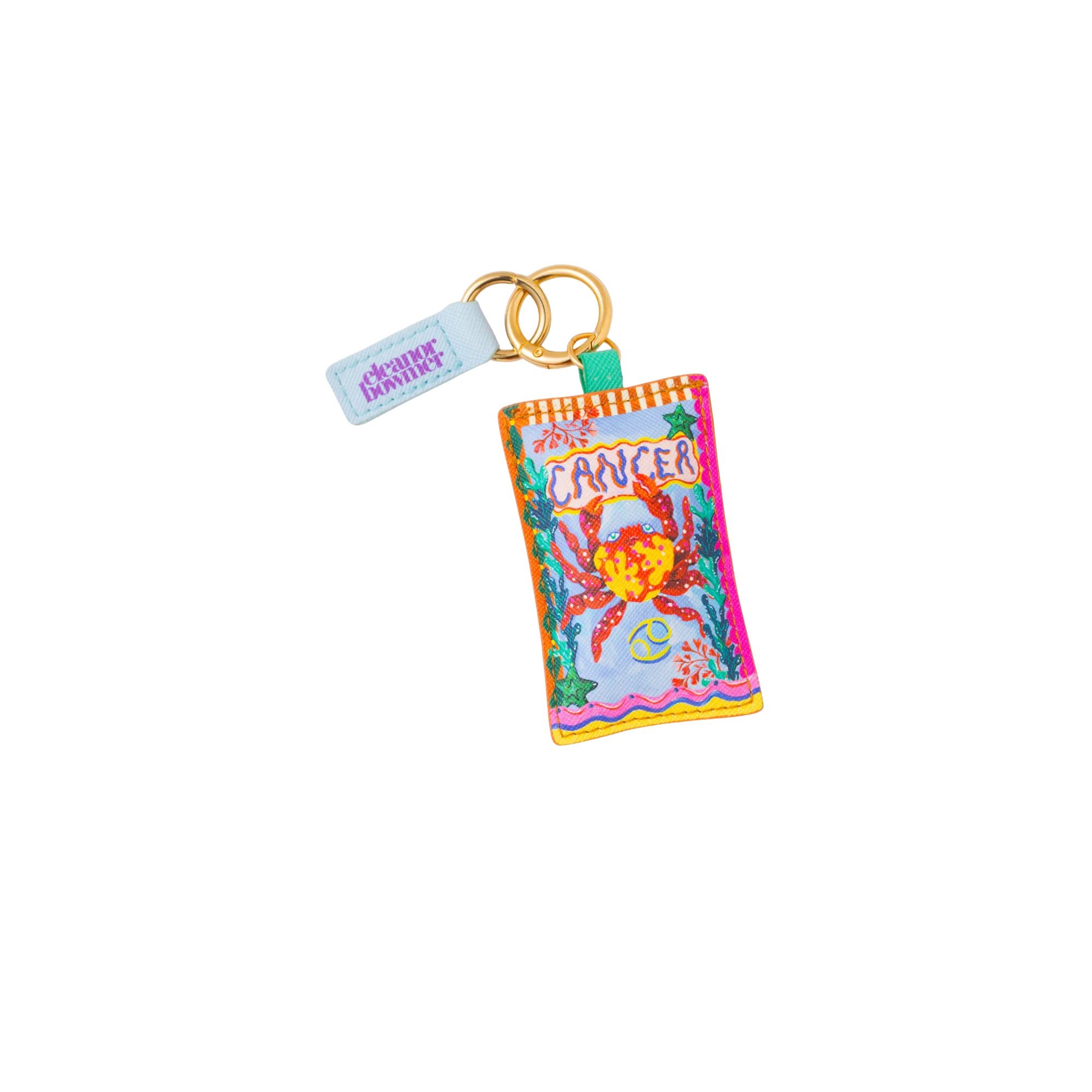 Eleanor Bowmer Cancer Zodiac Keyring