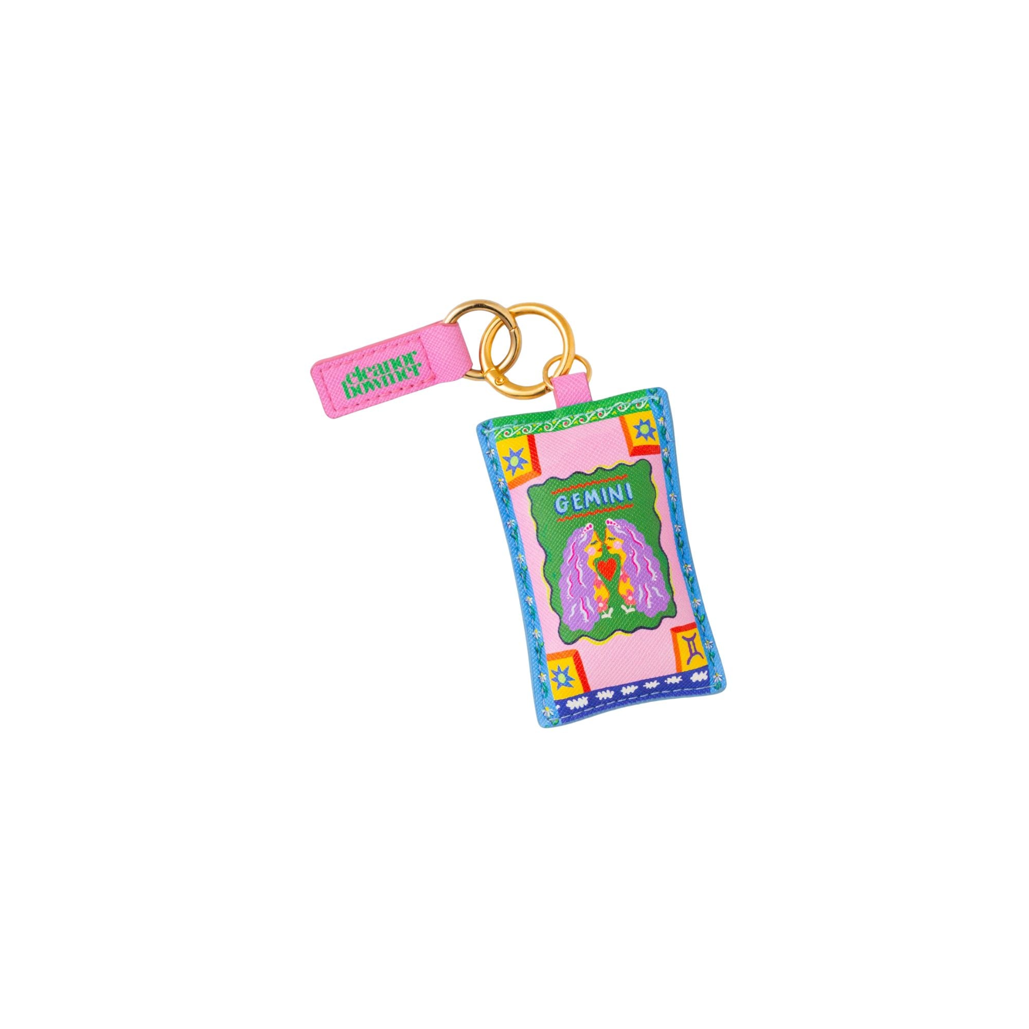 Eleanor Bowmer Gemini Zodiac Keyring