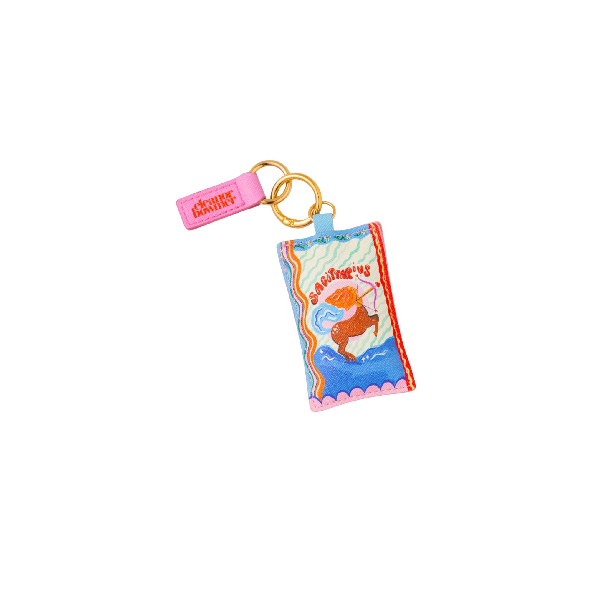 Eleanor Bowmer Sagittarius Zodiac Keyring