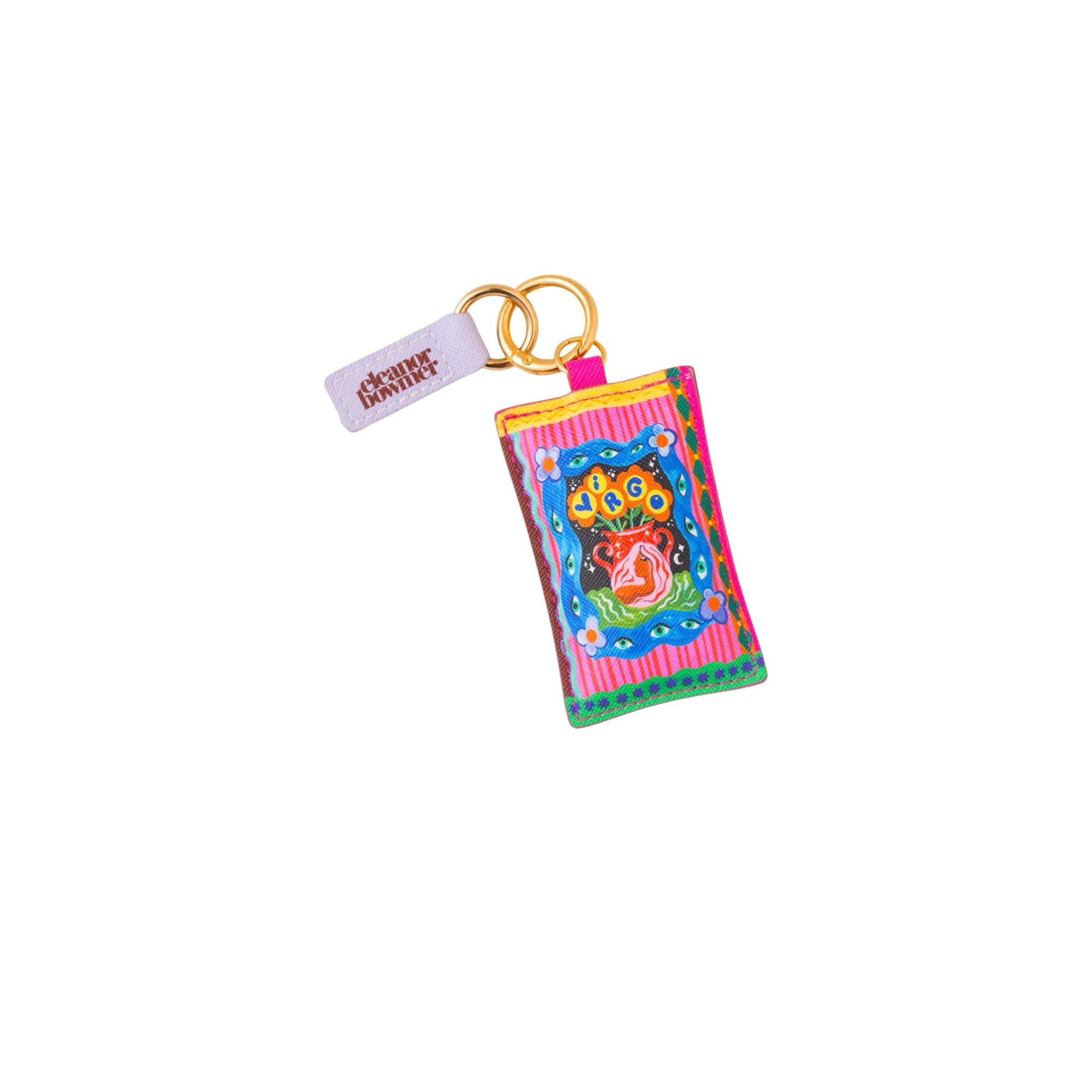 Eleanor Bowmer Virgo Zodiac Keyring