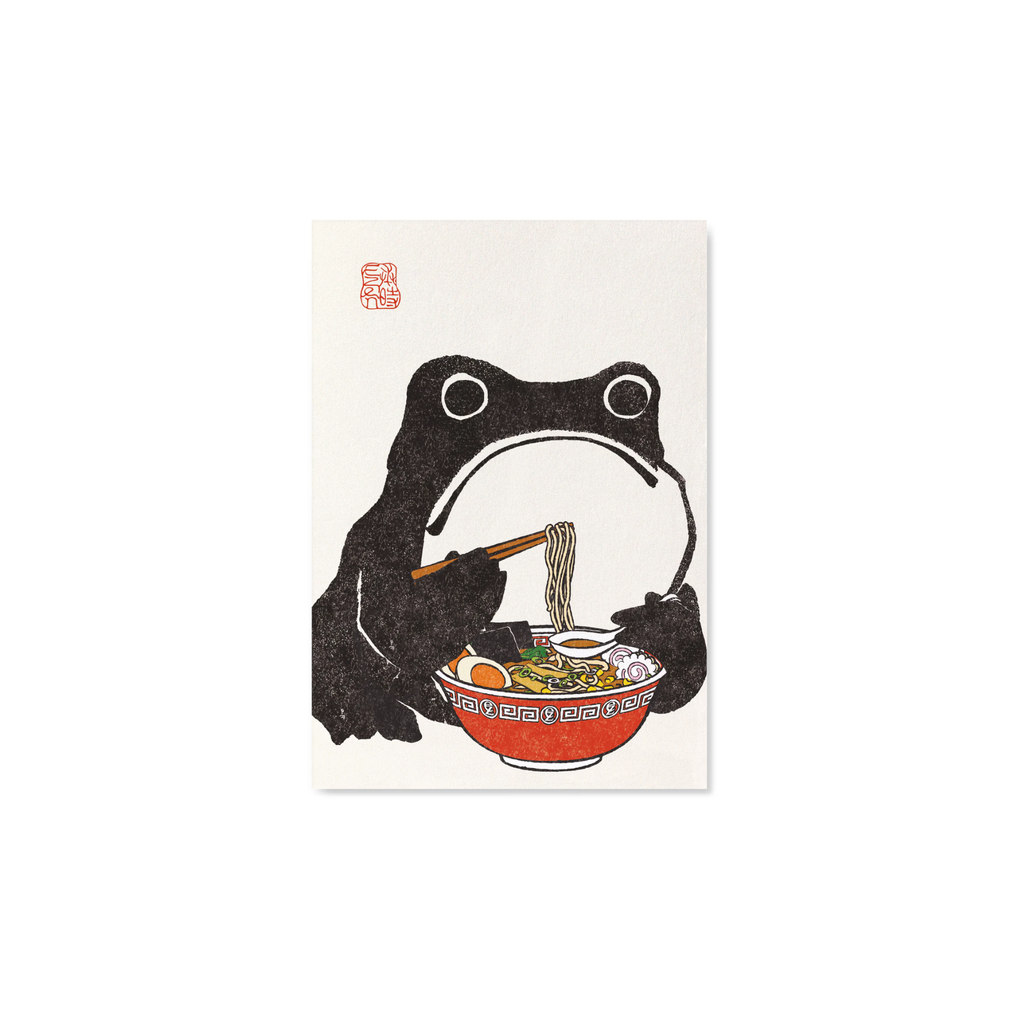 Ezen Frog Ramen Print