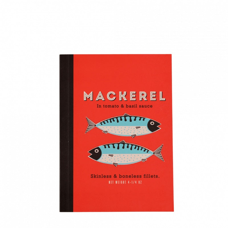 Mackerel Fish A6 Notebook