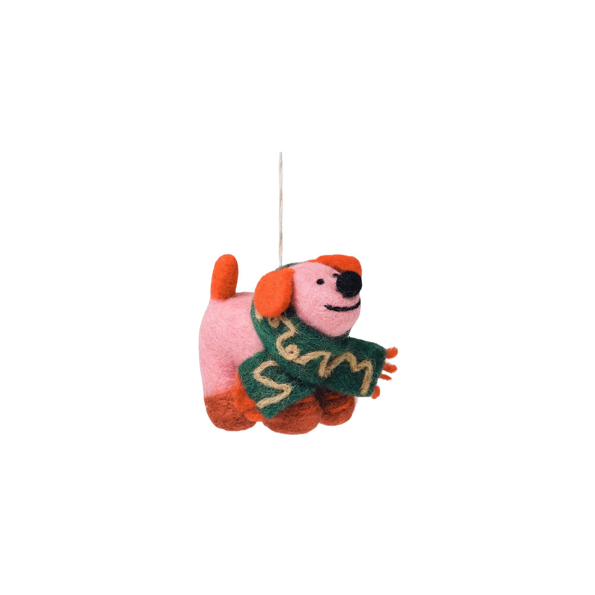 Flip Dog Felt Hanging Decoration