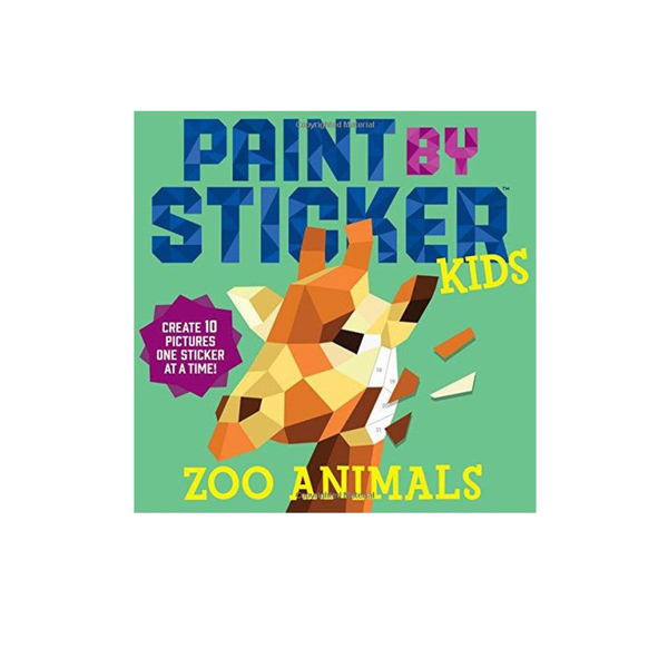 Paint By Stickers | Zoo Animals