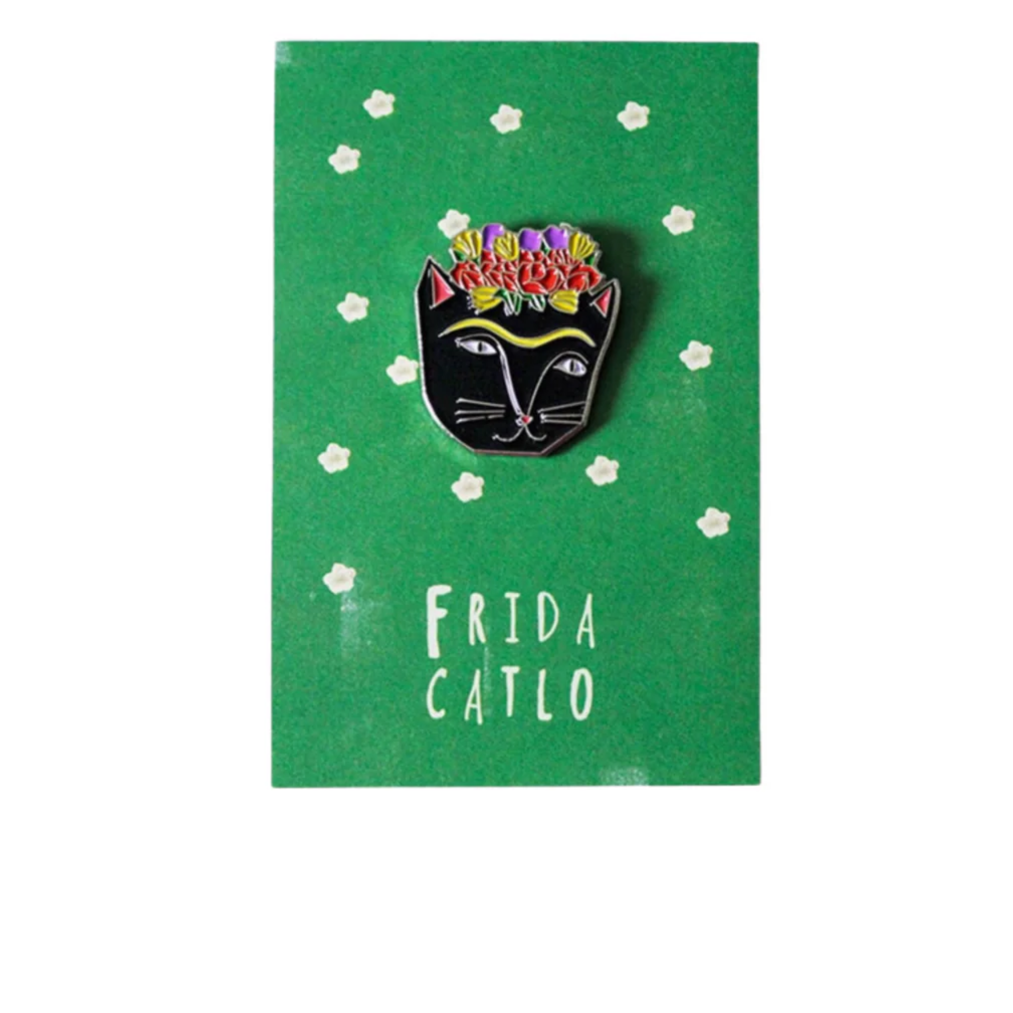 Frida Catlo Enamel Badge