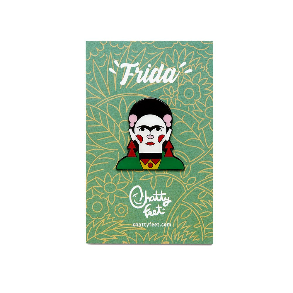 Chattyfeet Frida Enamel Badge