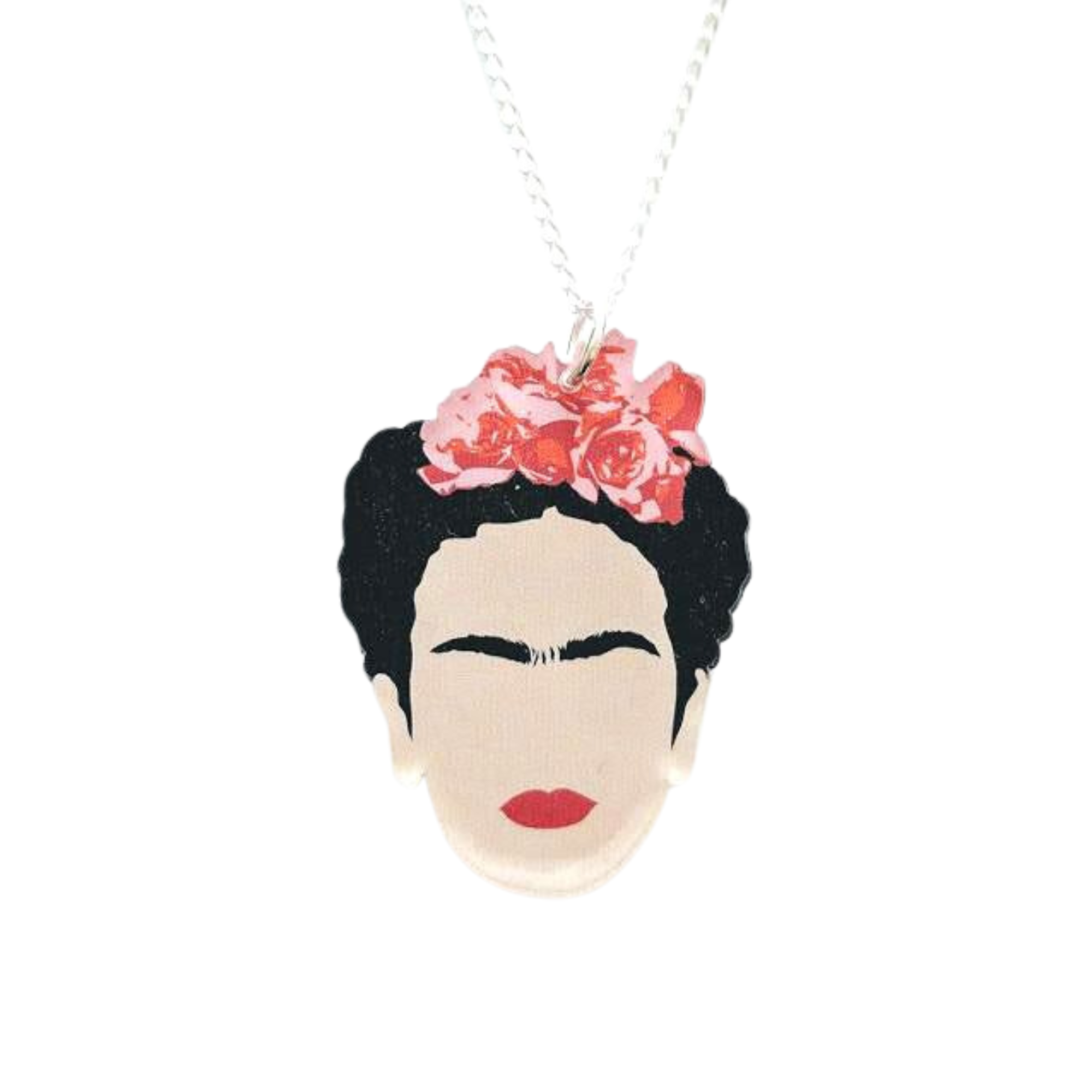 Frida Khalo Acrylic Necklace