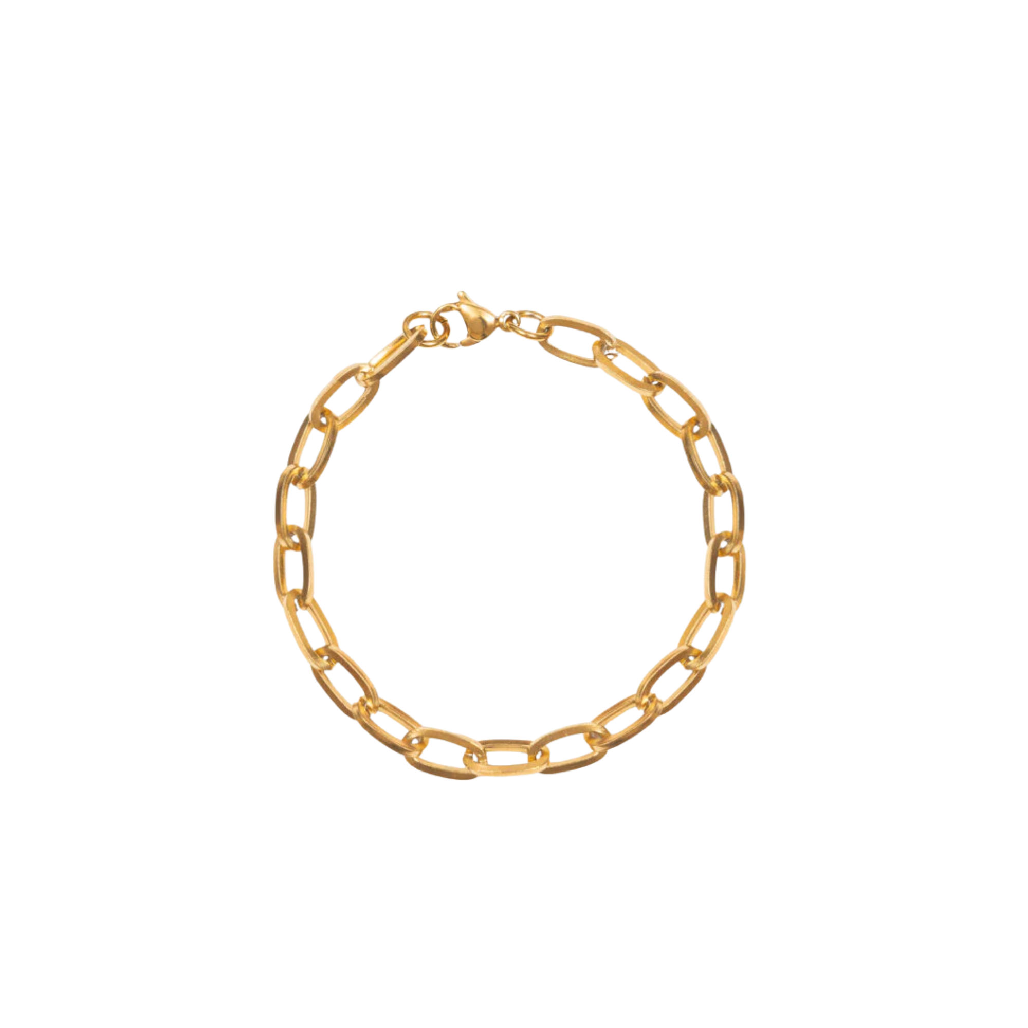 Gold Chunky Cable Bracelet