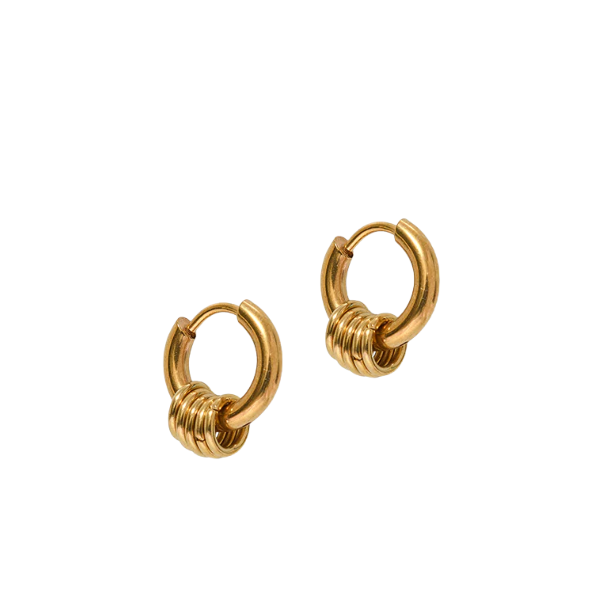 Gold Sienna Hoops
