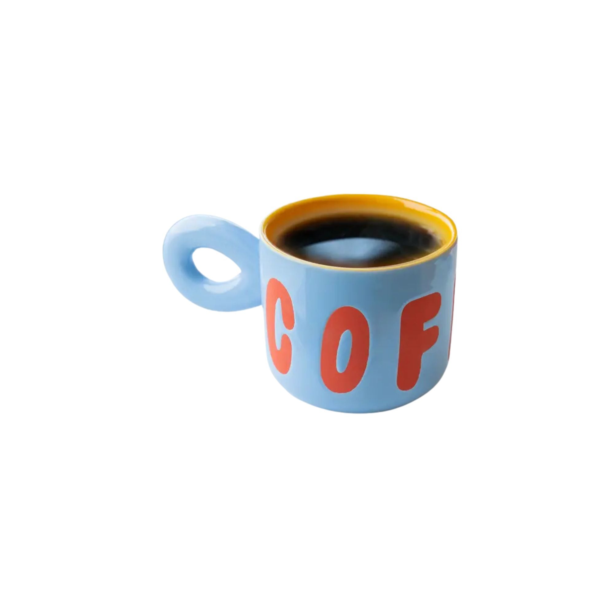 Hello Ferretti Light Blue Coffee Mug