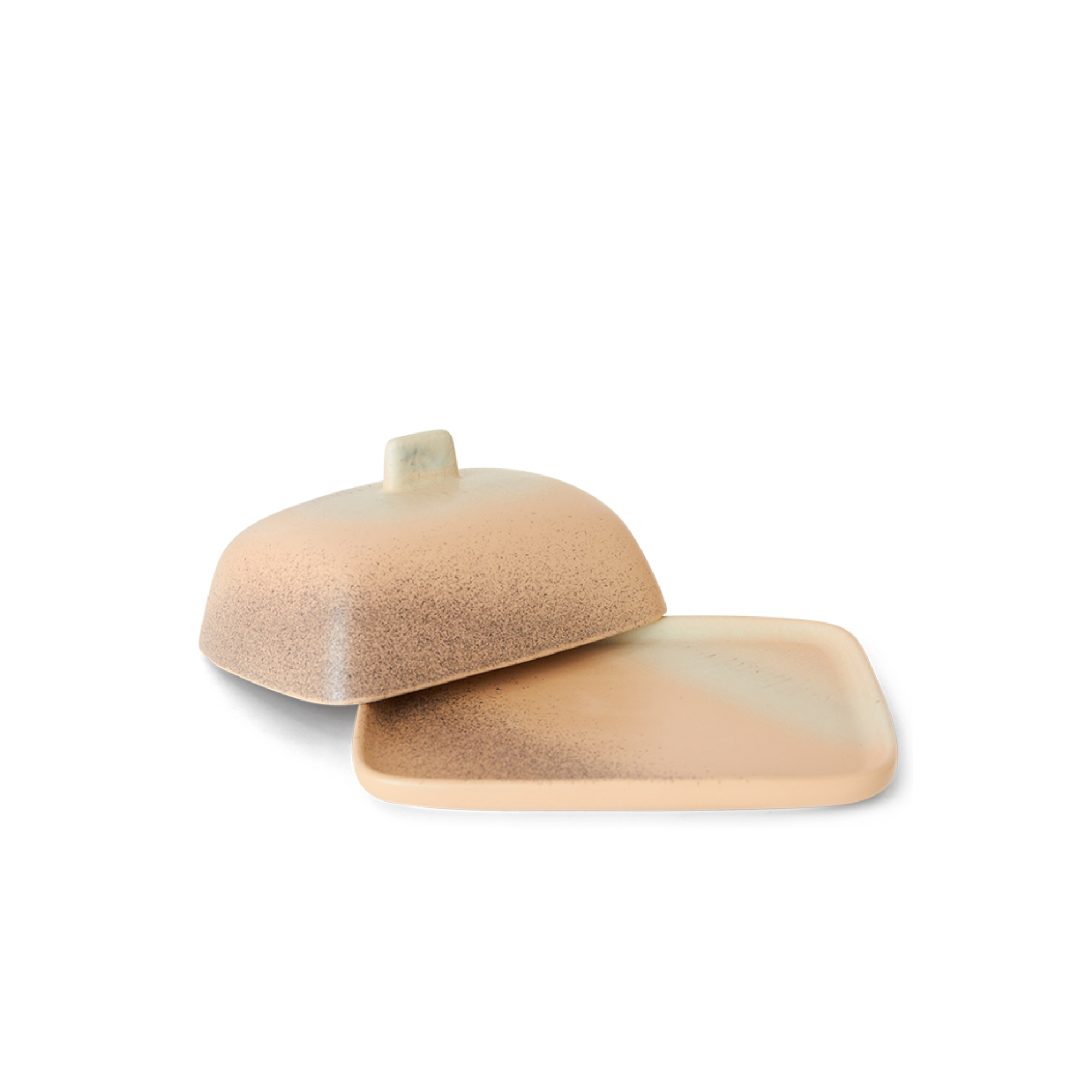 HKLIVING 70s Ceramics Butter Dish Breeze