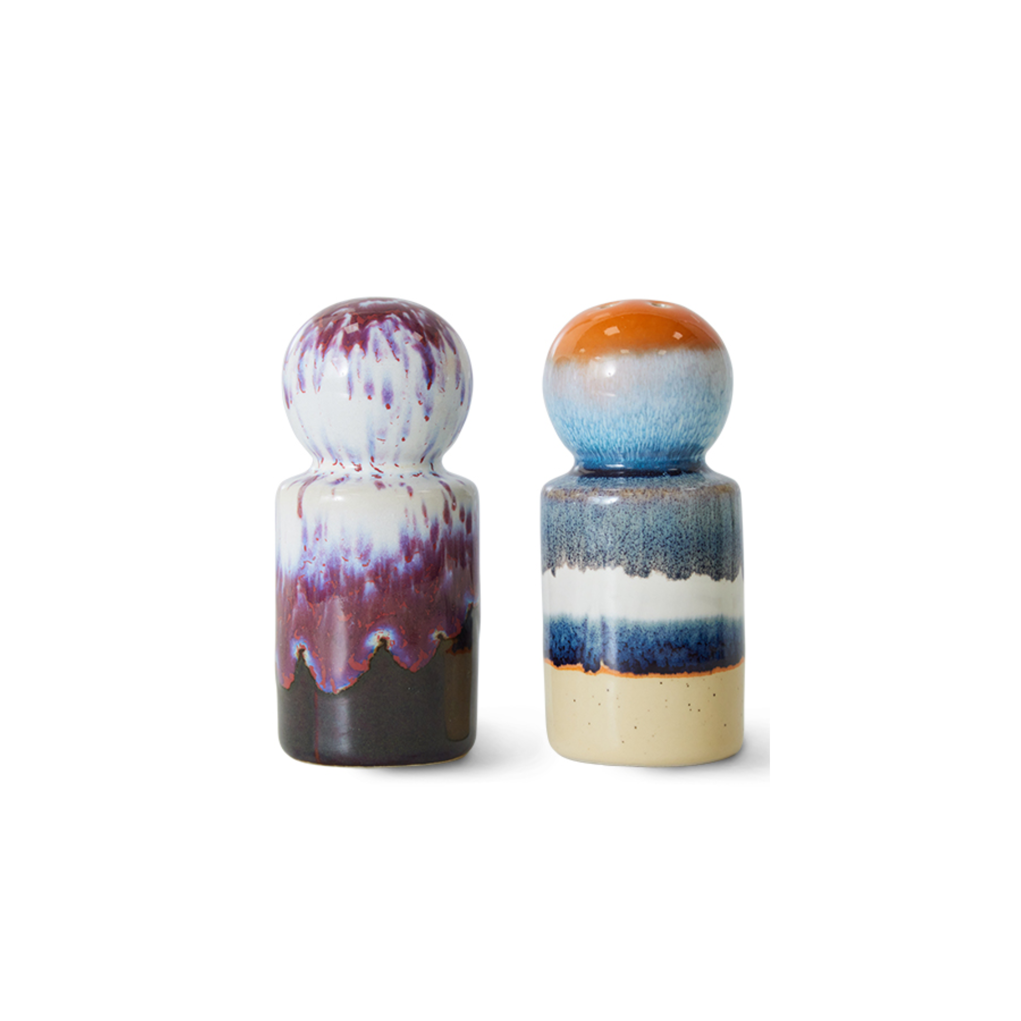 HKLIVING 70s Ceramics Pepper & Salt Jar Stargaze