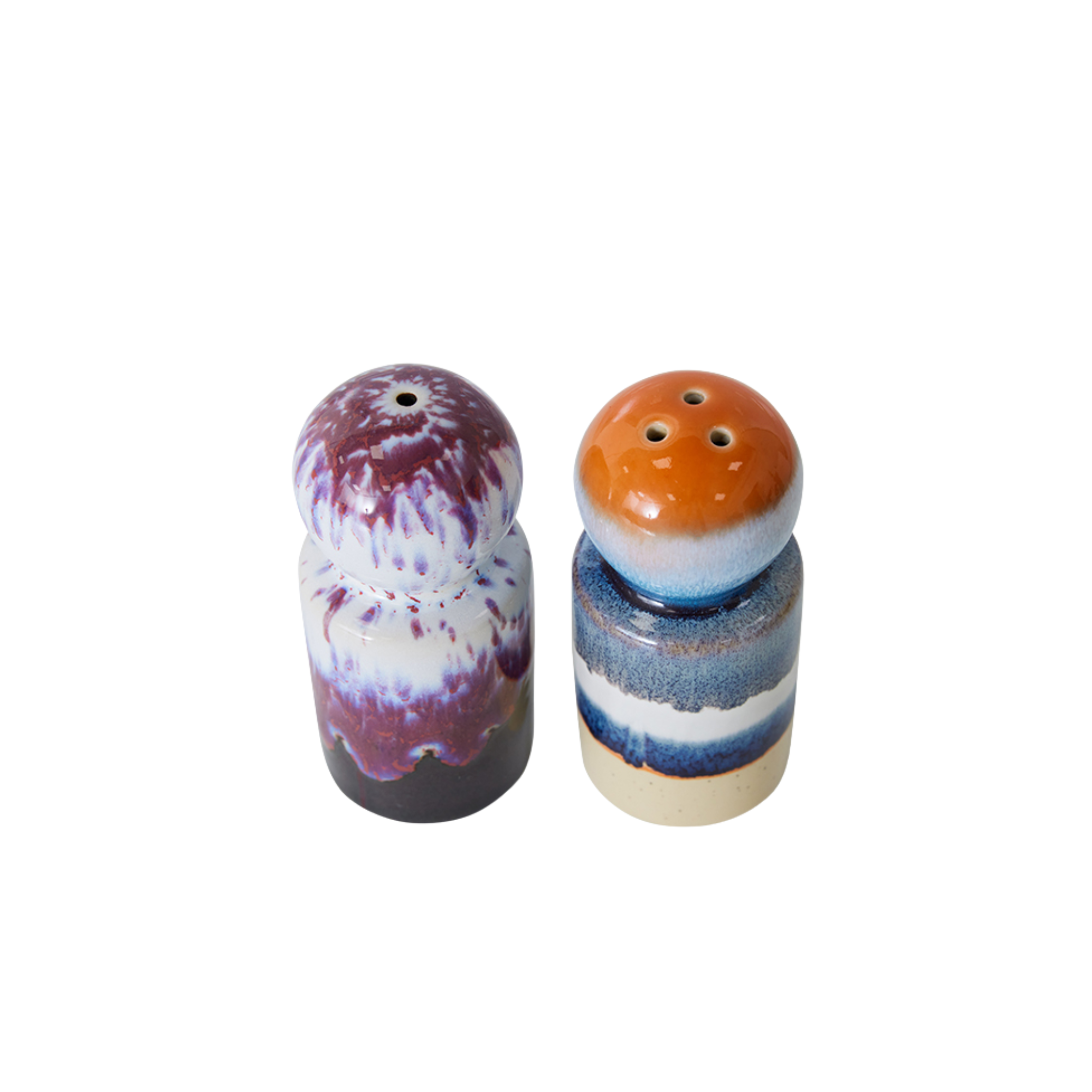 HKLIVING 70s Ceramics Pepper & Salt Jar Stargaze