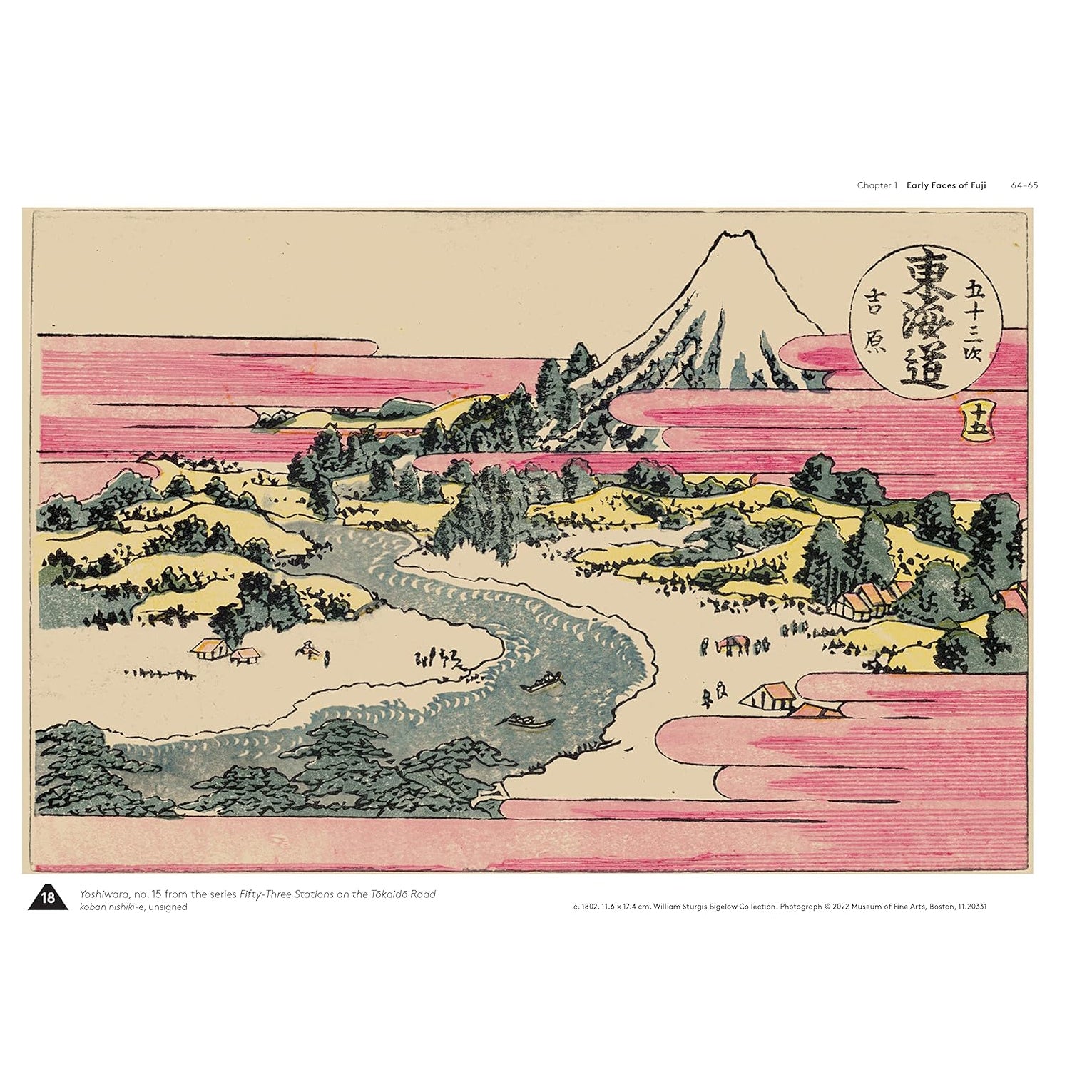 Hokusai's Fuji Detail