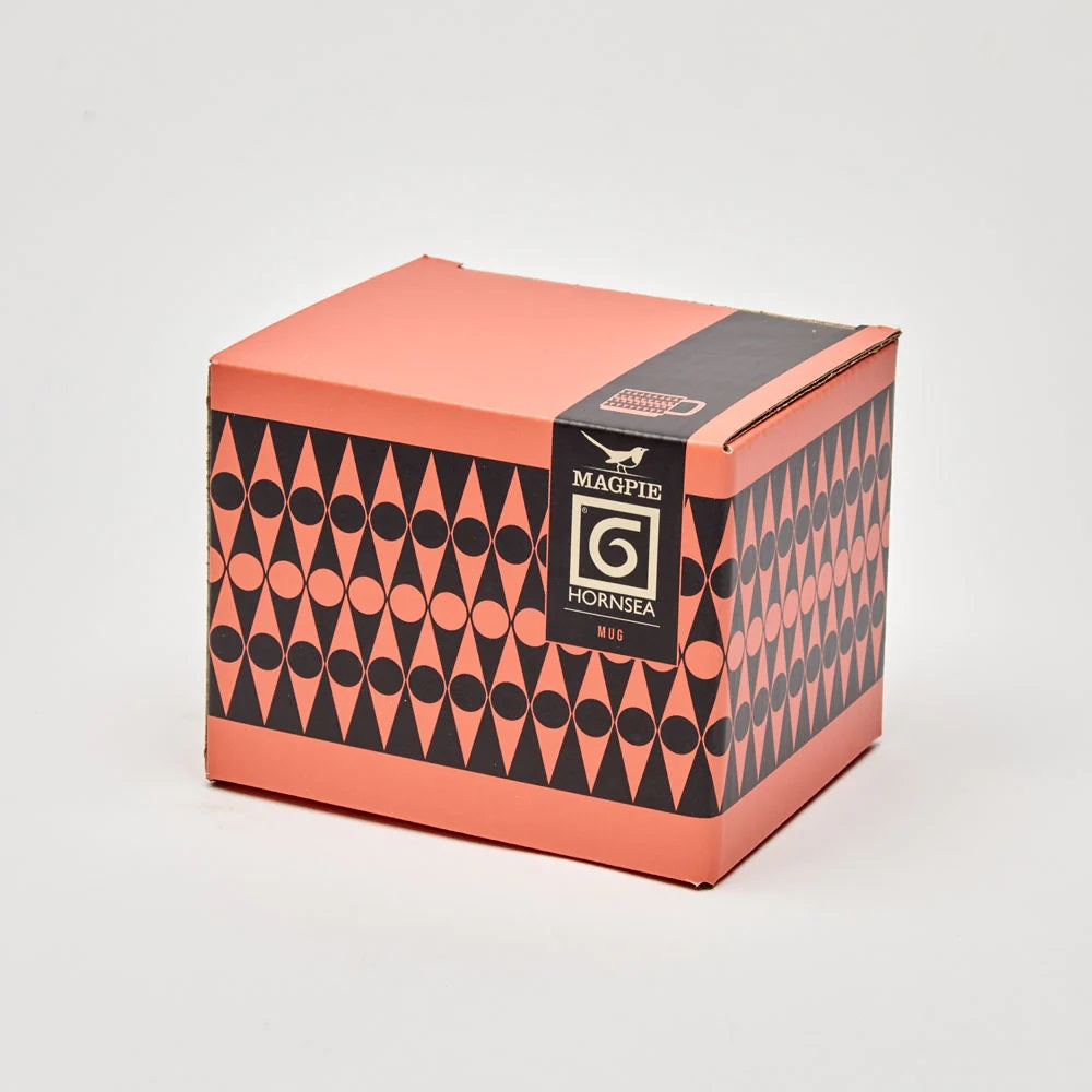 Hornsea Mug Backgammon Orange Box