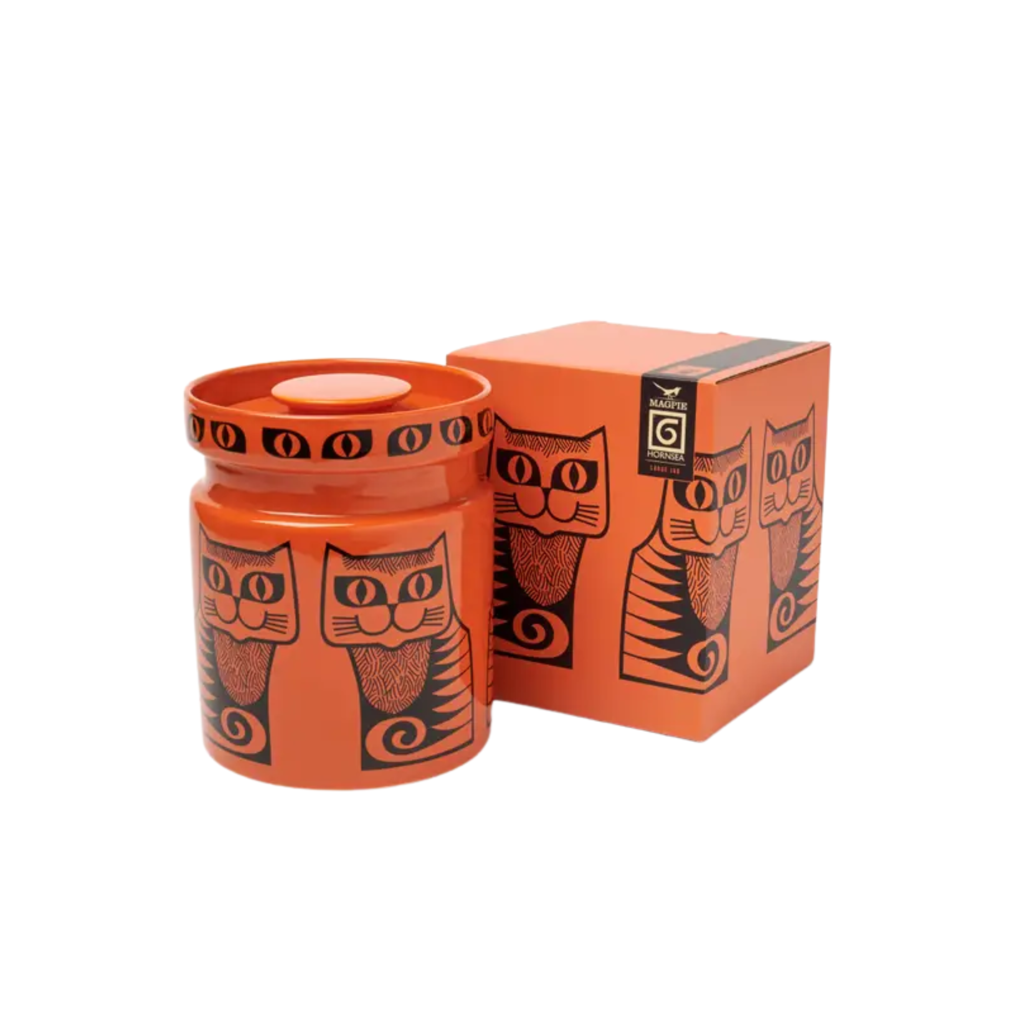 Hornsea Orange Cat Jumbo Jar