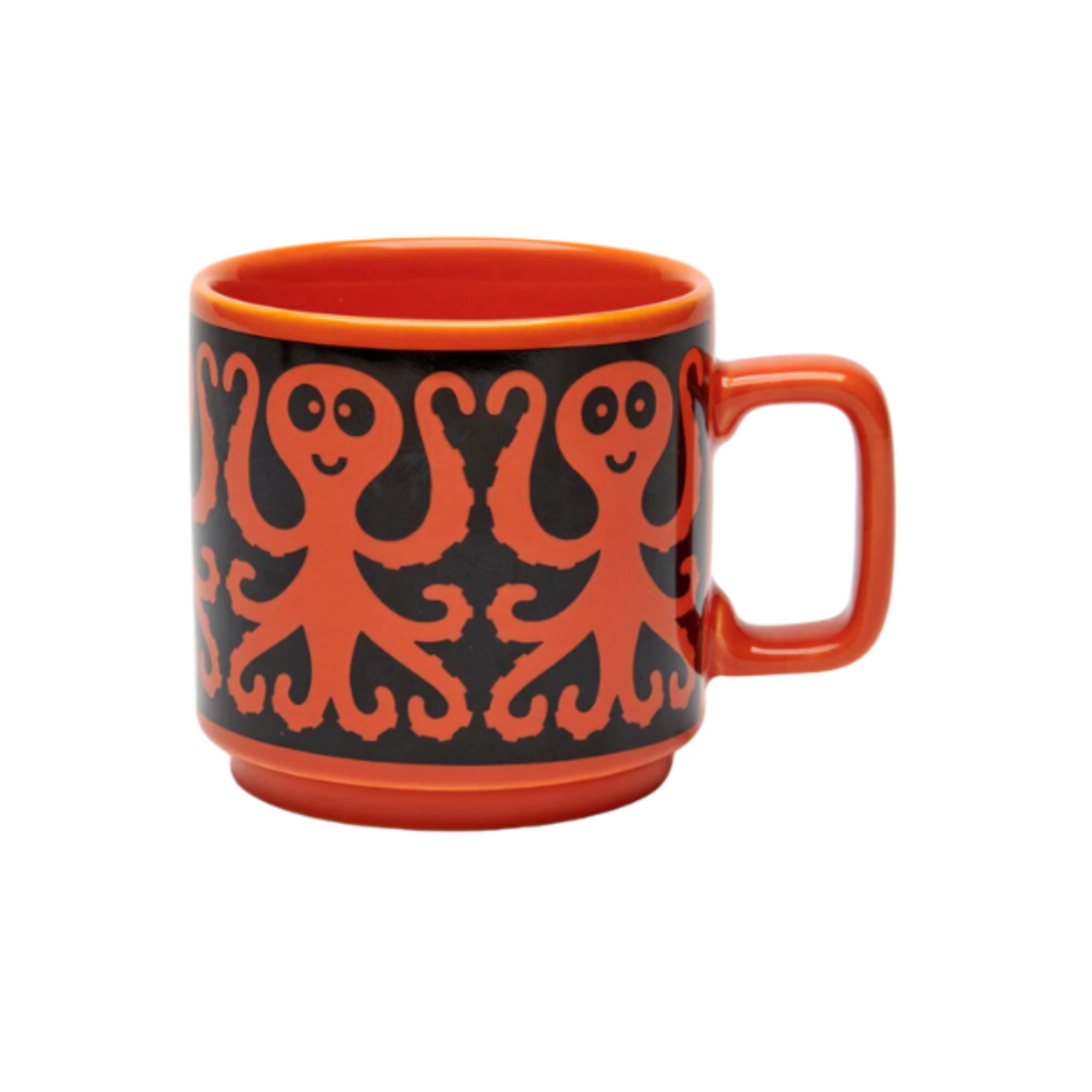 Hornsea Octopus Orange Mug