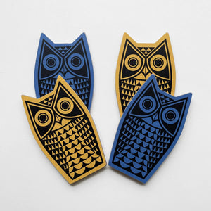 Hornsea Owl Coasters