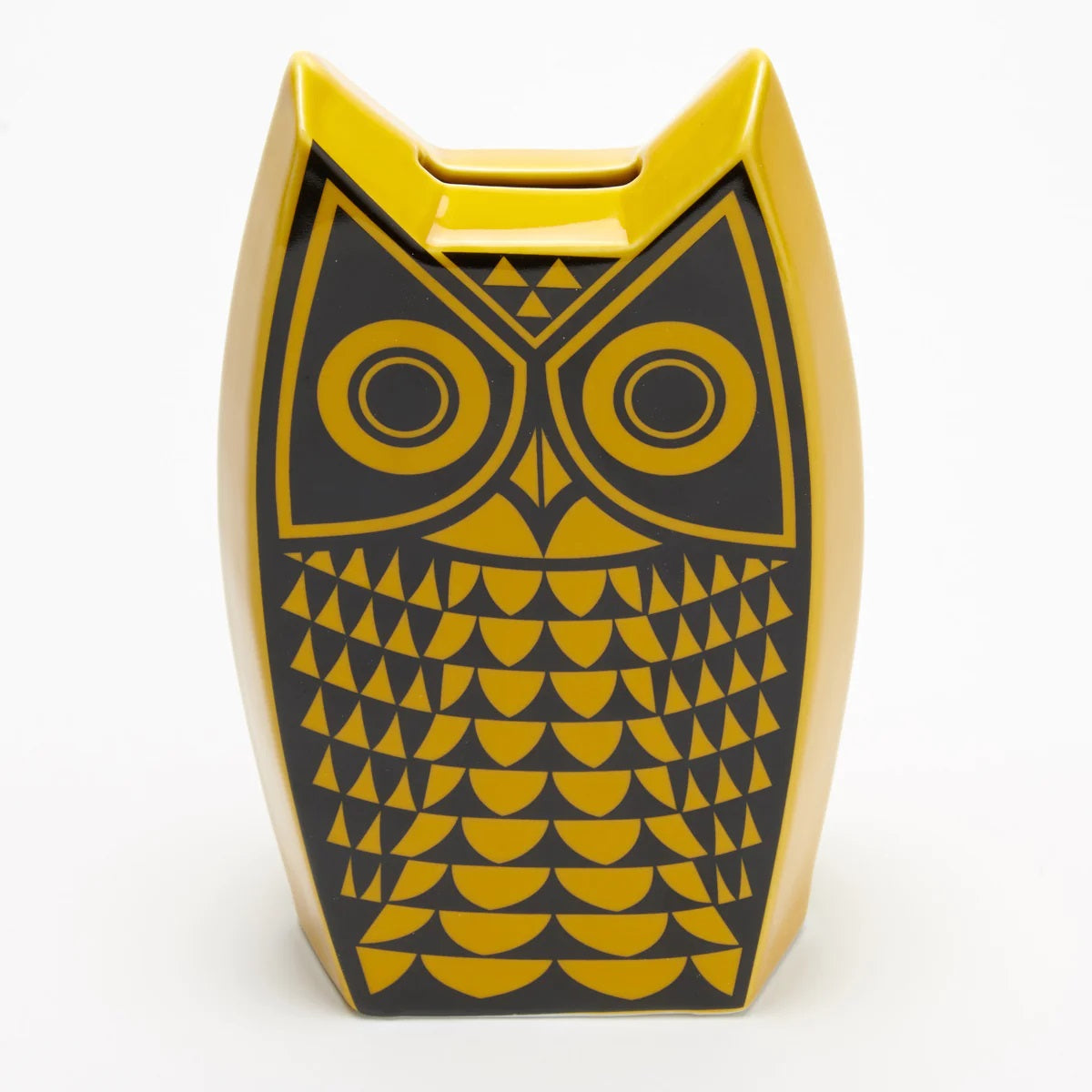 Hornsea Owl Moneybox Yellow