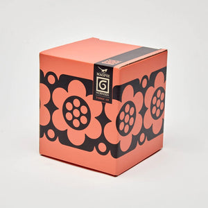 Hornsea Storage Jar Geo Flower Orange Box