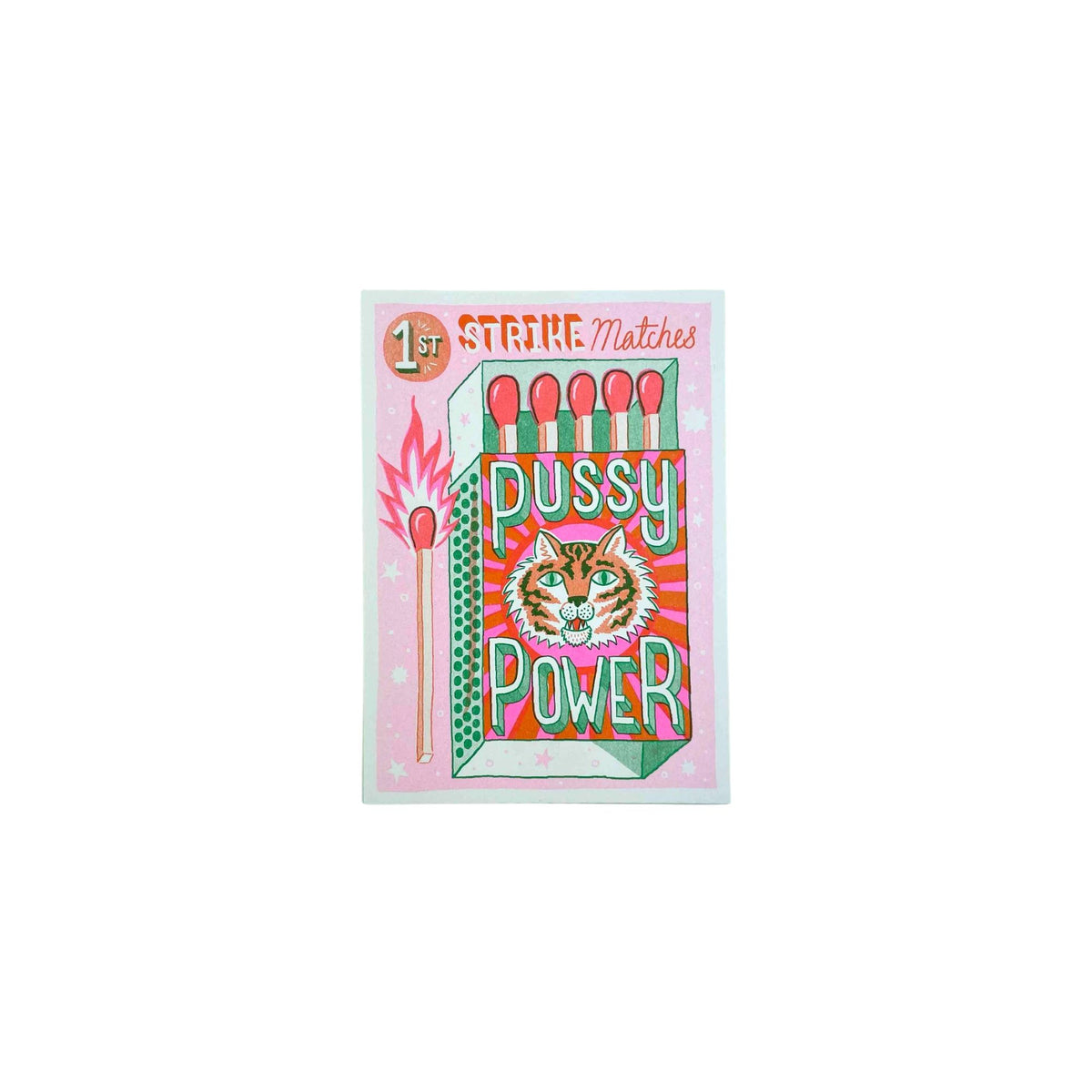 Jacqeline Colley Pussy Power A5 Print