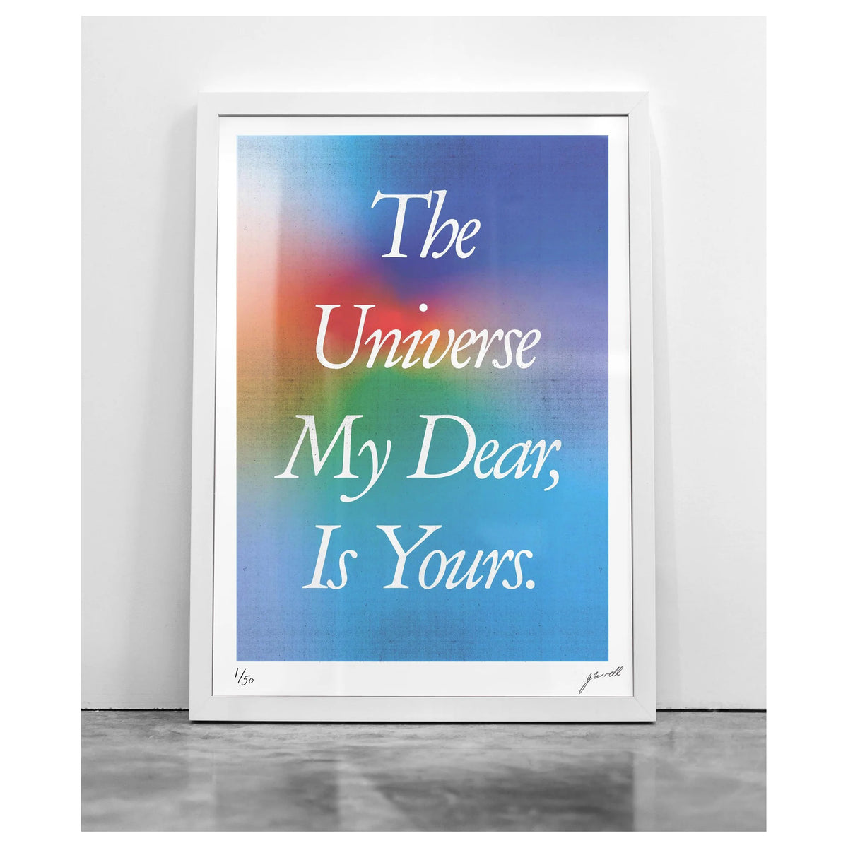 Jimmy Turrell The Universe My Dear, is Yours Limited Edition Print