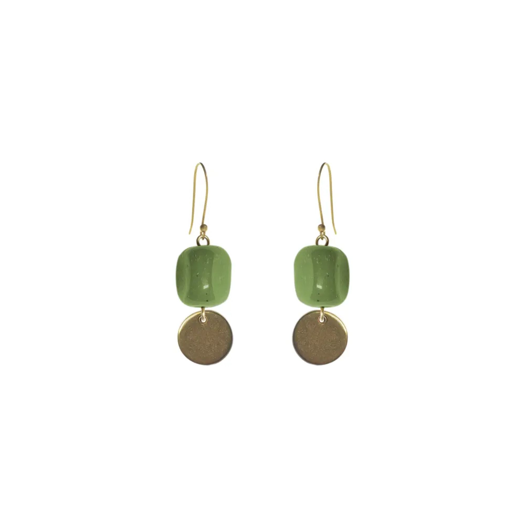 Just Trade Garden Lime Earrings