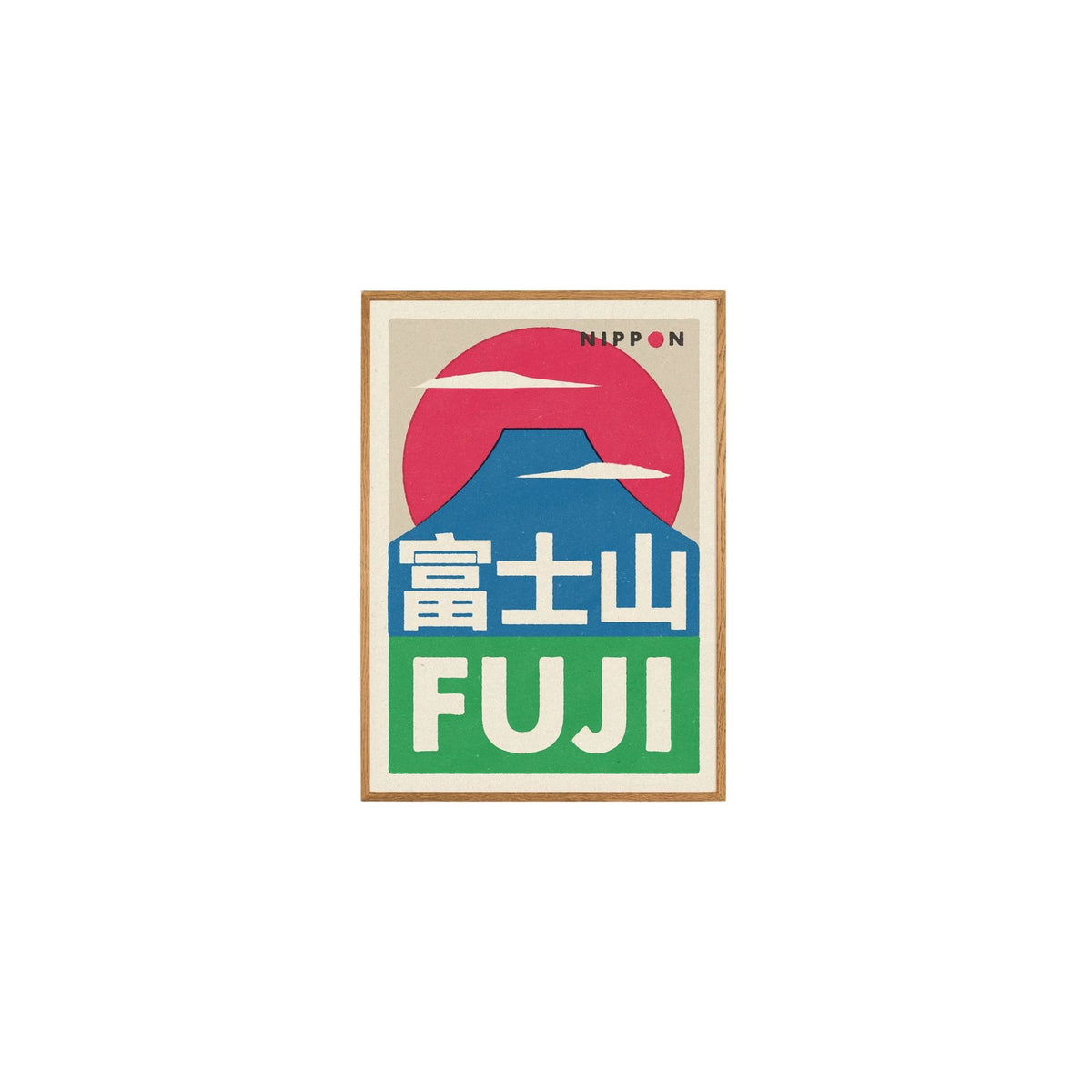 Kieron Redmond Fuji Japanese Matchbox A4 Print