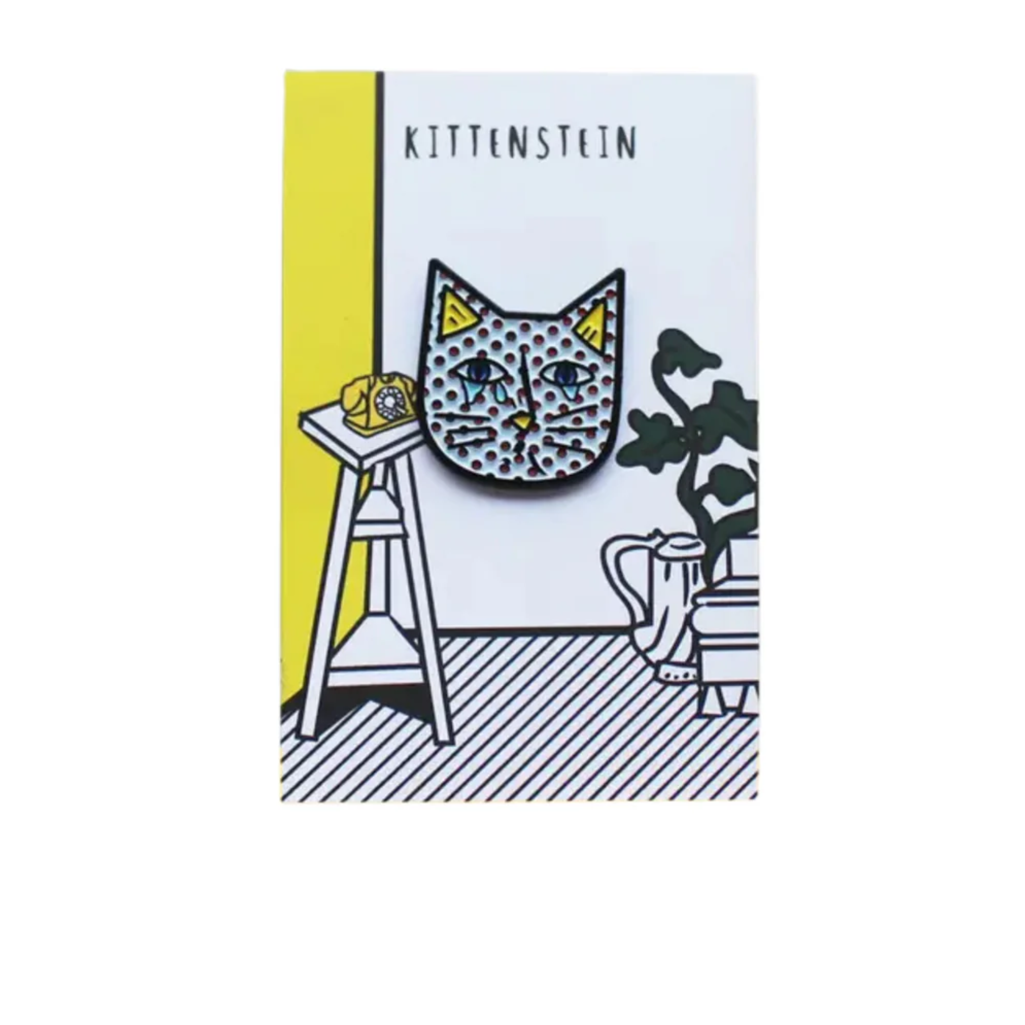 Kittenstein Enamel Badge