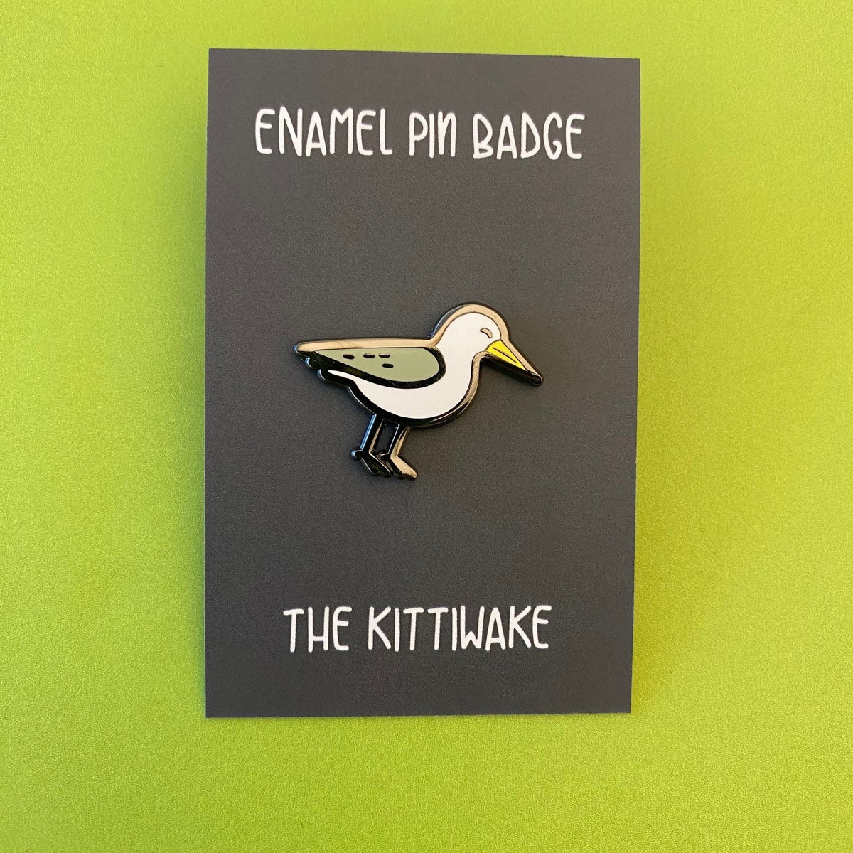 Lines Behind The Kittiwake Enamel Pin Badge