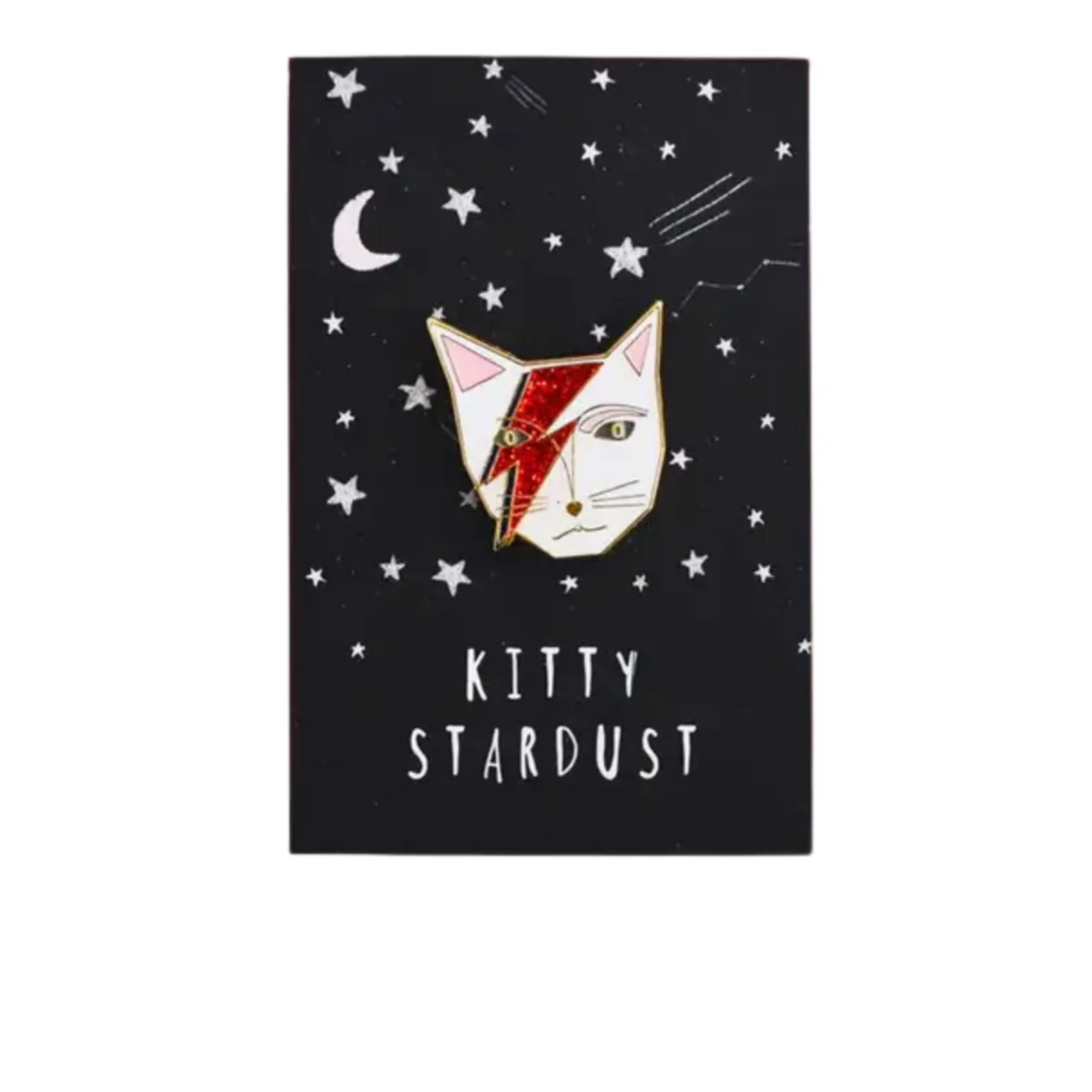 Kitty Stardust Pin Badge