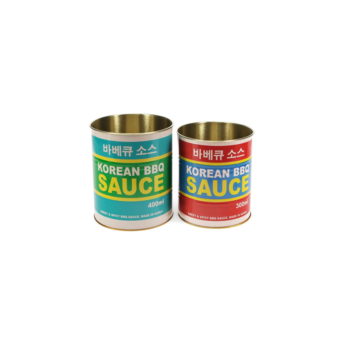 Korean BBQ Sauce Set of 2 Storage Tins