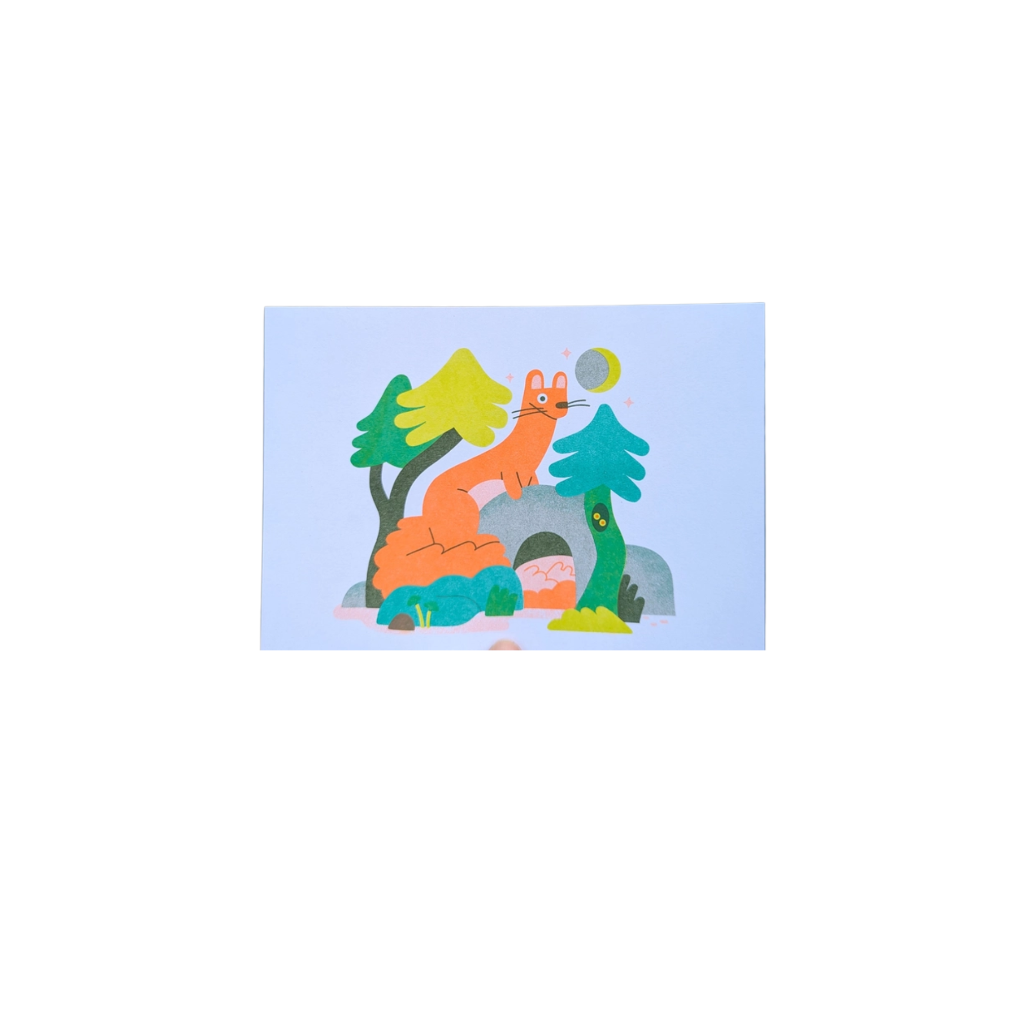 Lauren Morsley Stoat A5 Risograph Print