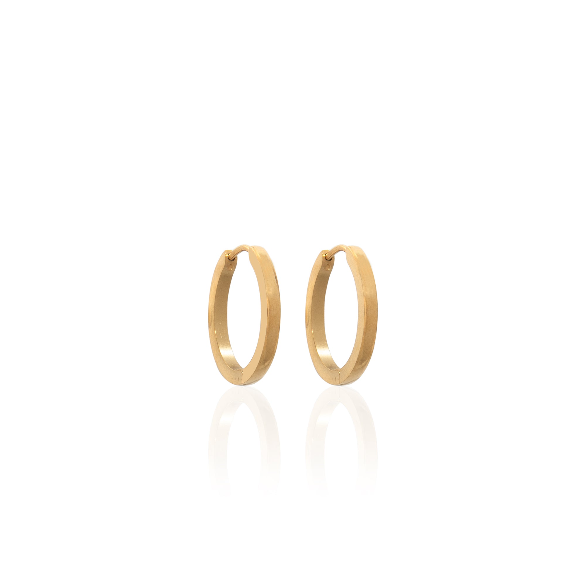 A Weathered Penny Gold Lennox Hoops