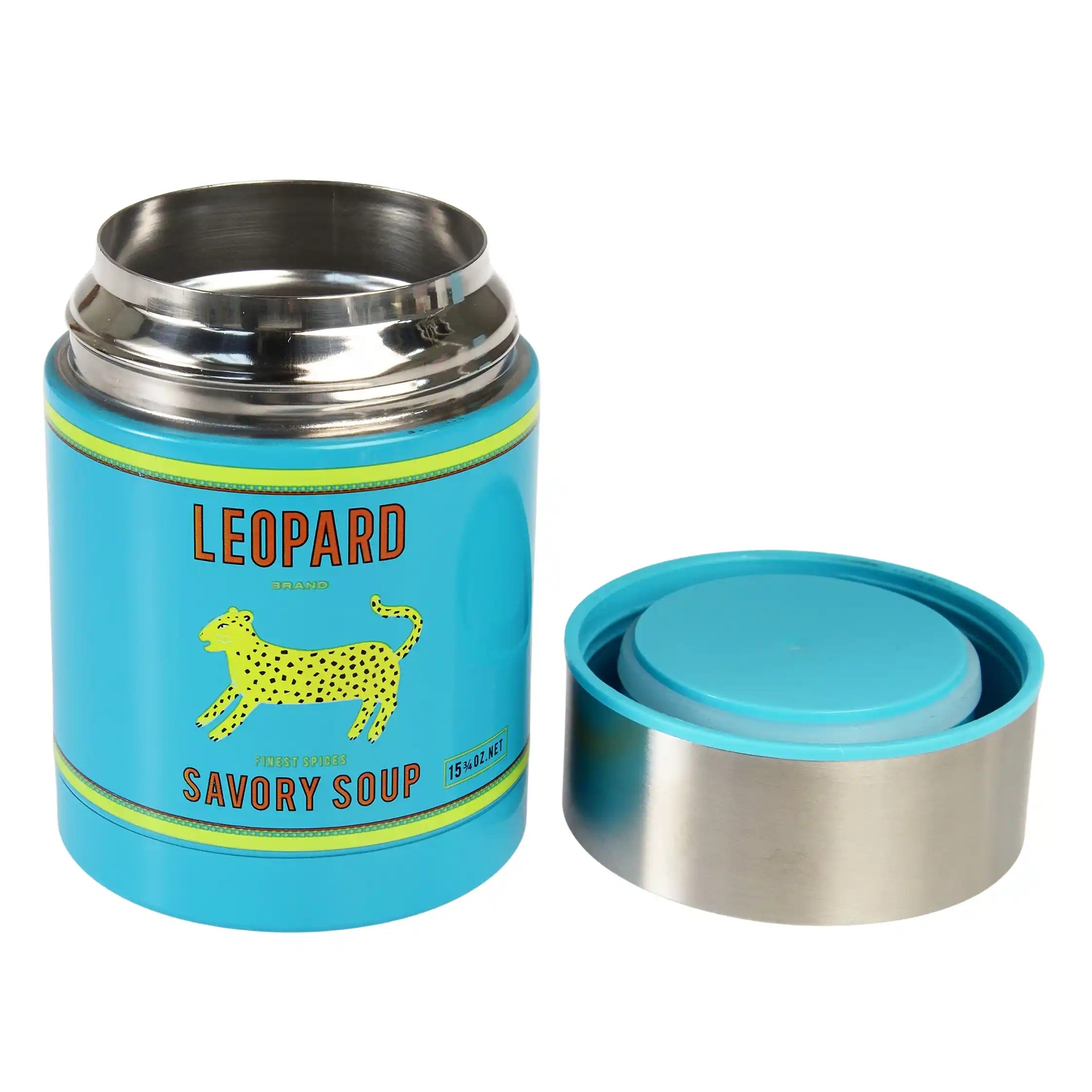 Leopard Stainless Steel Food Flask